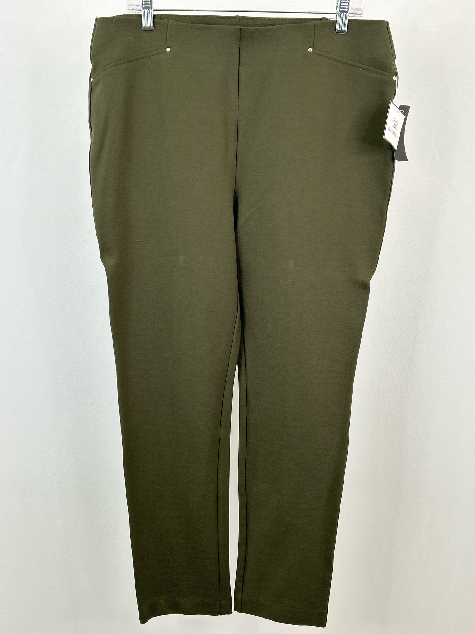 RAFAELLA NWT Size 14 OLIVE Women Pants