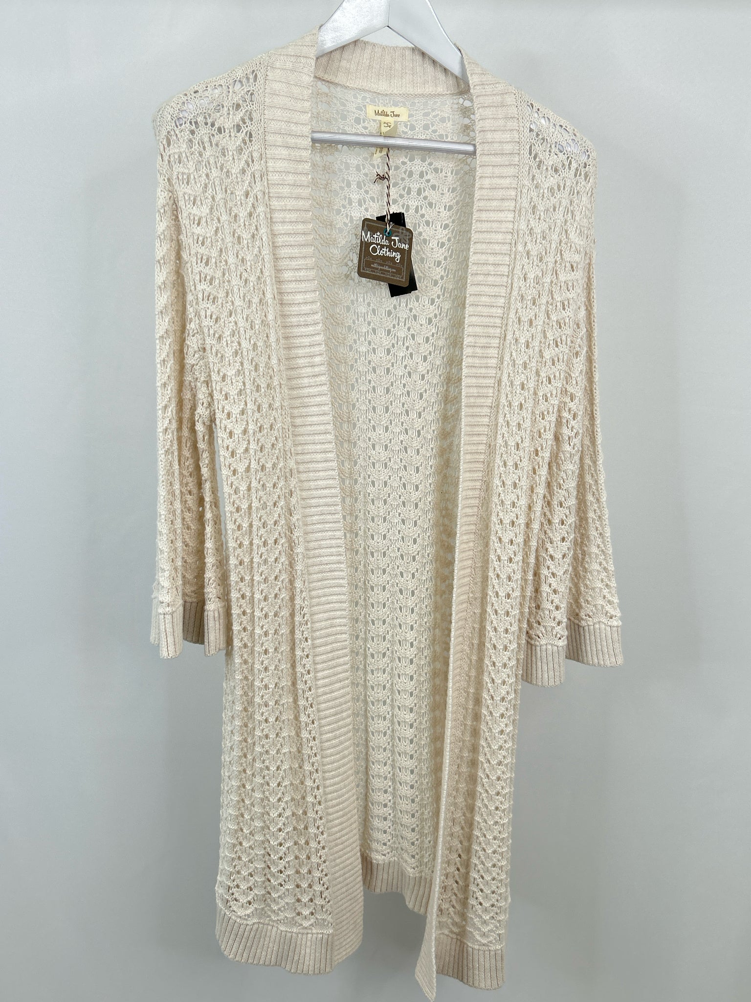 MATILDA JANE Size S off white Women Cardigan