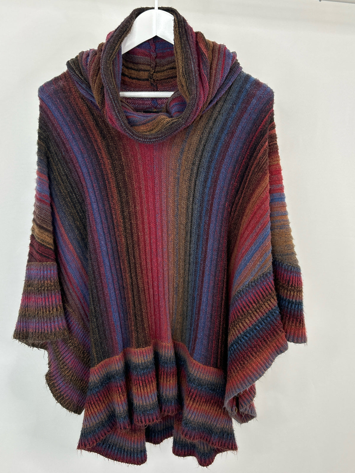 DOR DOR COUTURE Size S Multi-Color Women Poncho