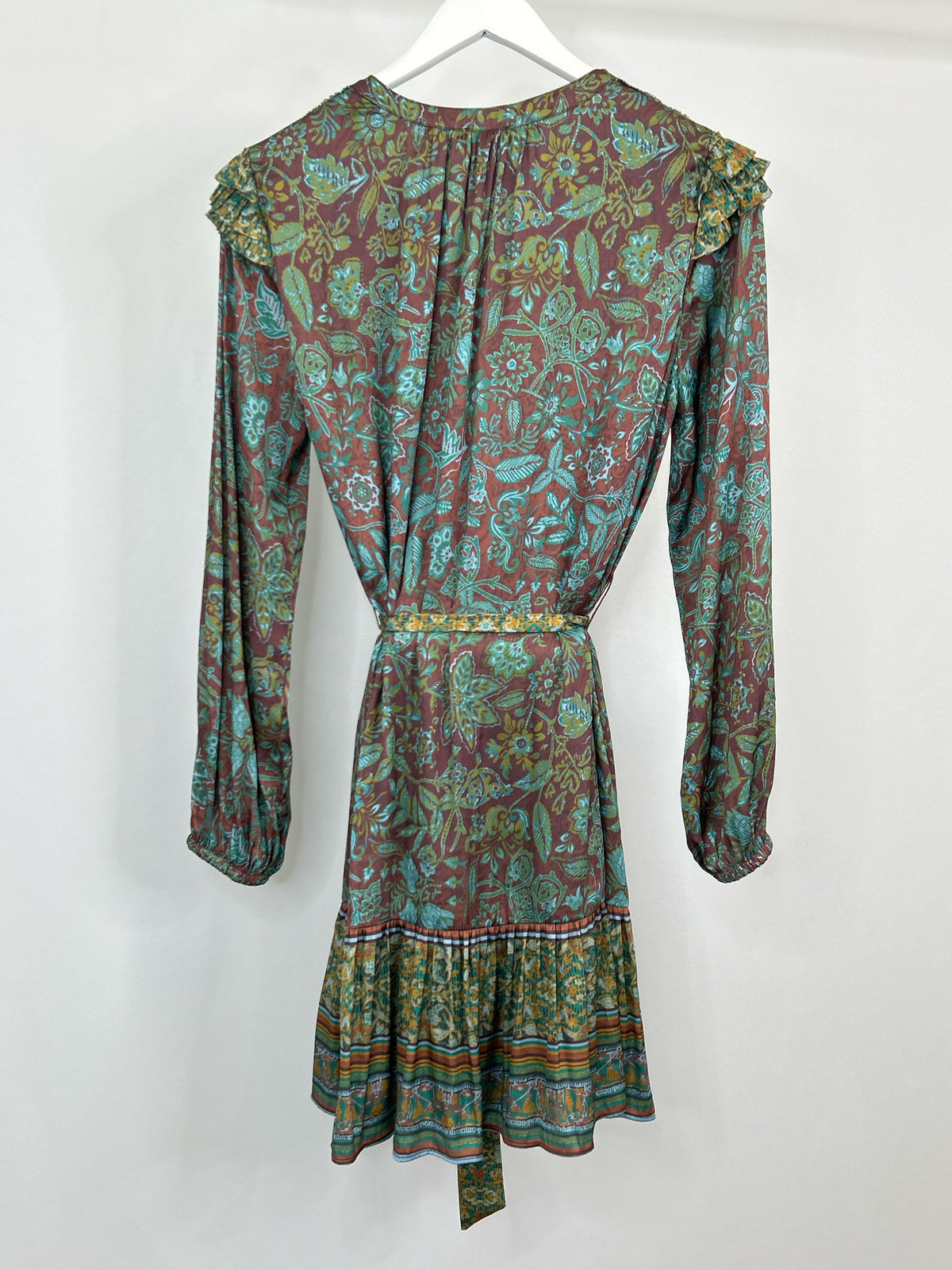 CURRENT AIR Size M brown & teal Women Dress