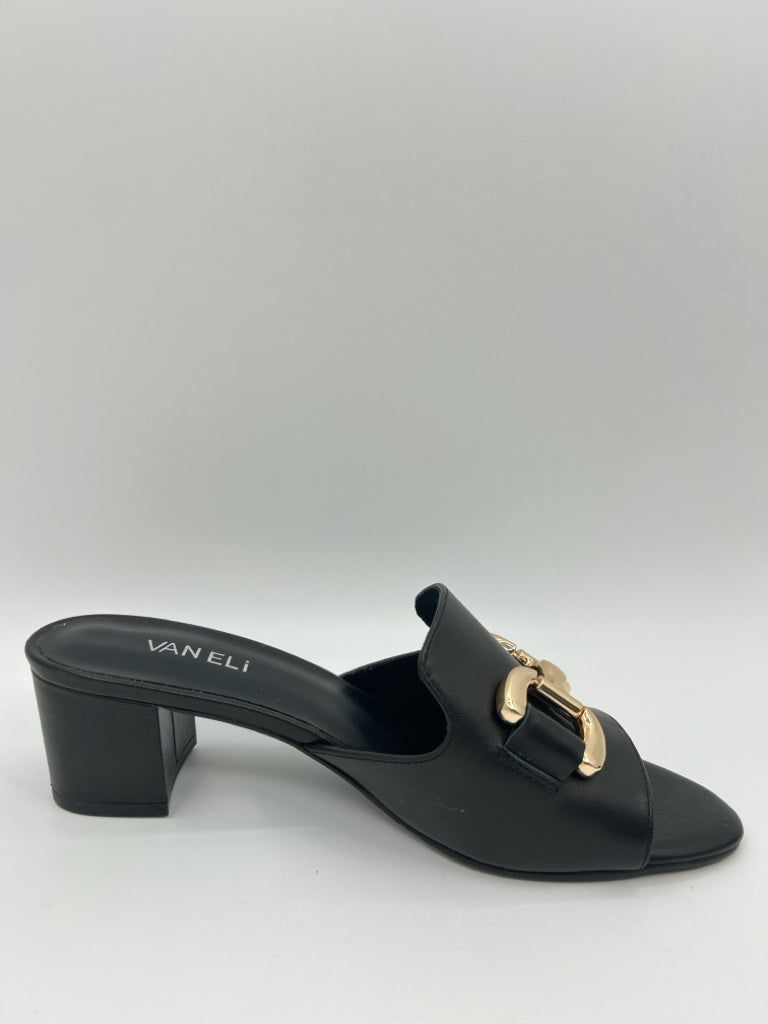 VANELI Size 8.5W Black Oksana Women's Sandal