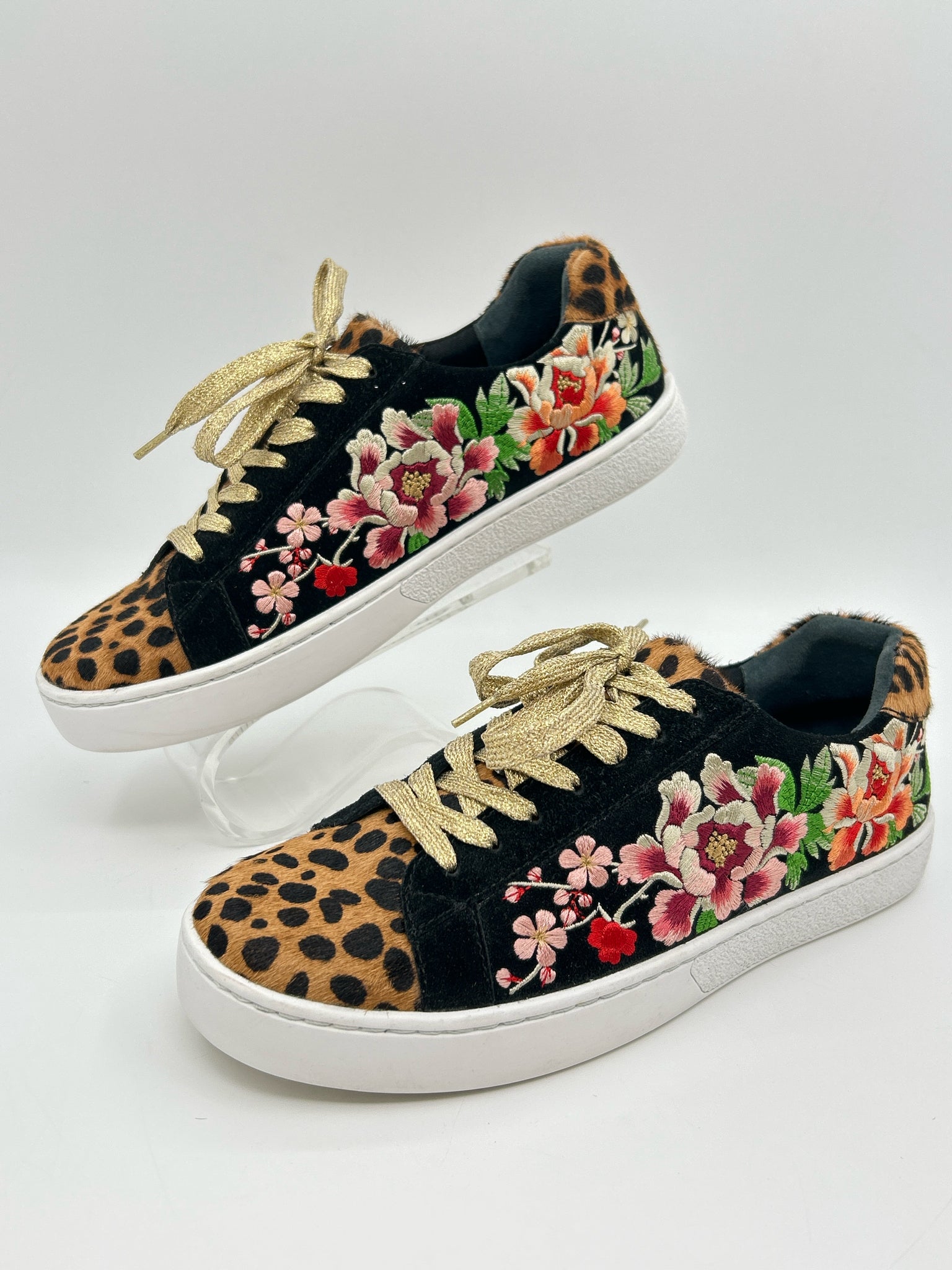 JOHNNY WAS Size 7.5 Multi-Color Women Sneakers