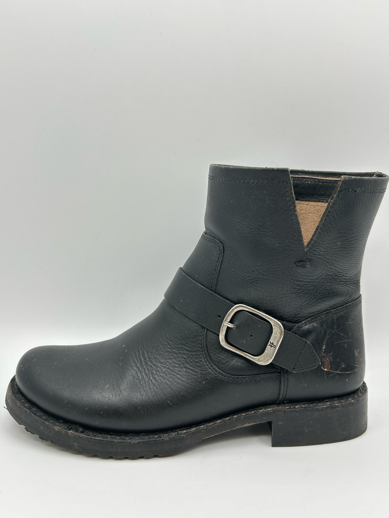 FRYE Size 8.5B Black Women Booties