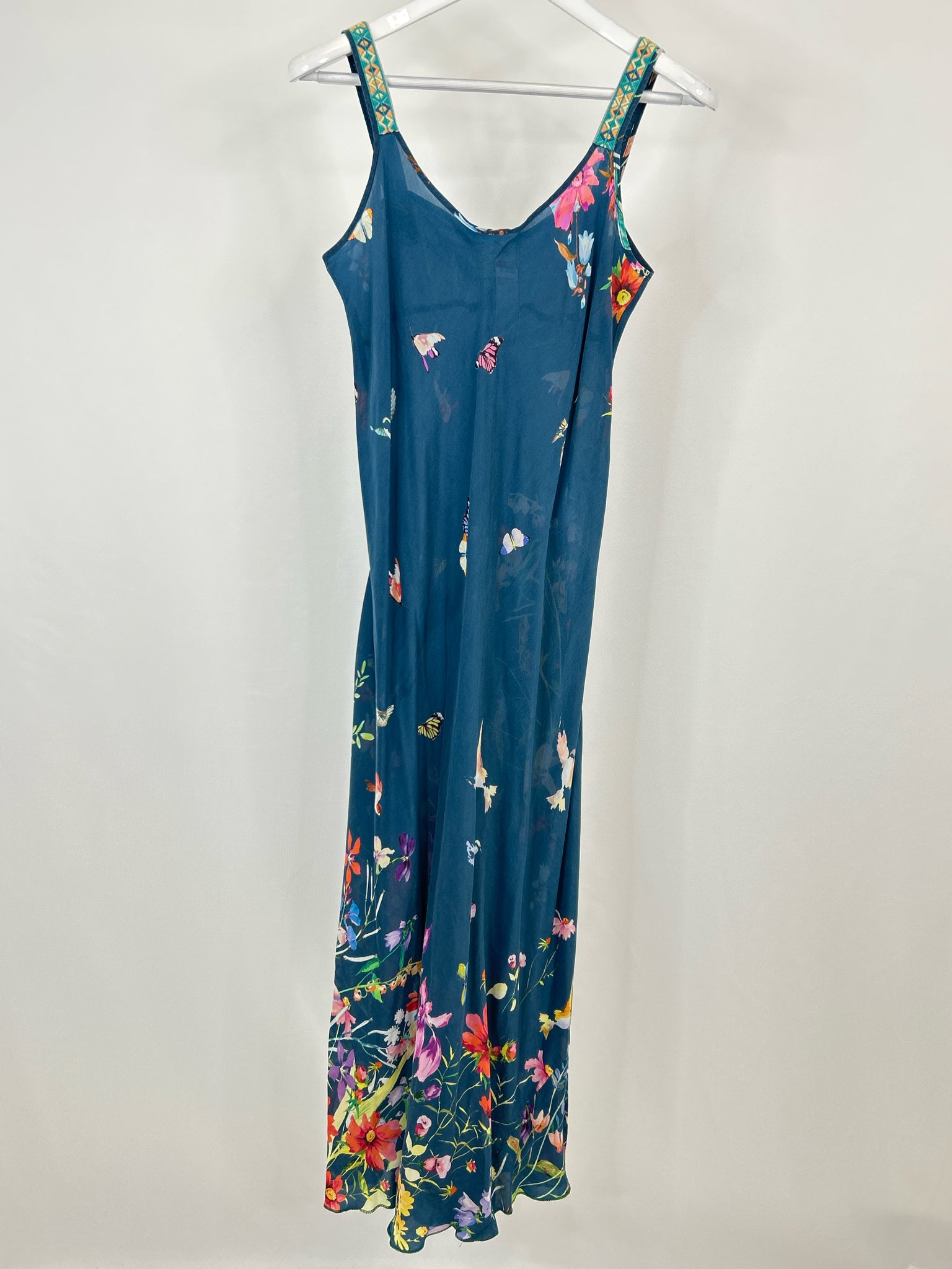 JOHNNY WAS Size M Teal Women Dress