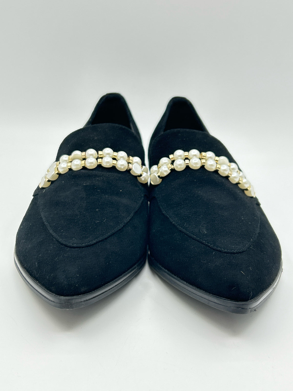 MARC FISHER Size 9M Black Women Loafer