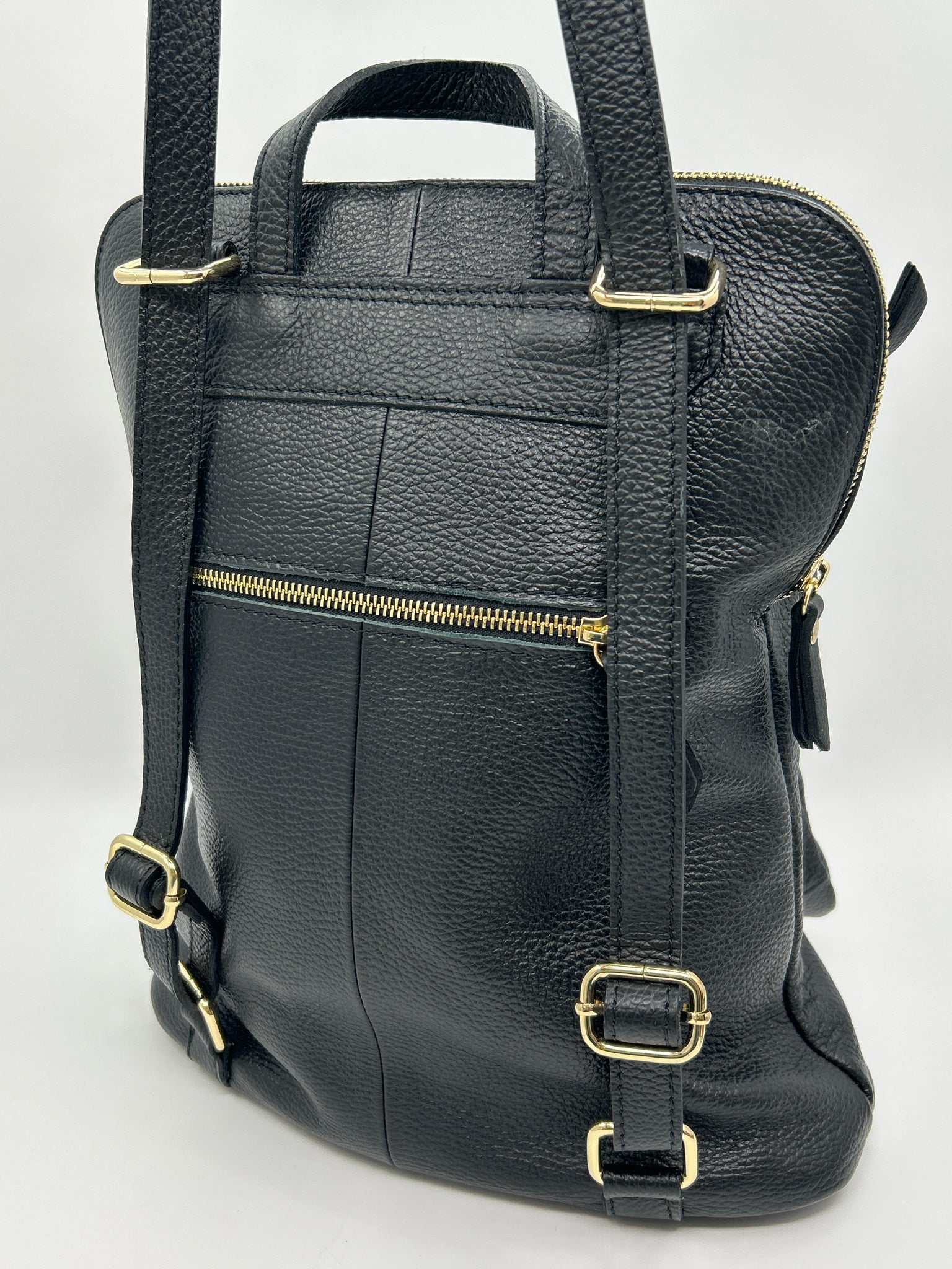 L.CREDI Black Women Backpack