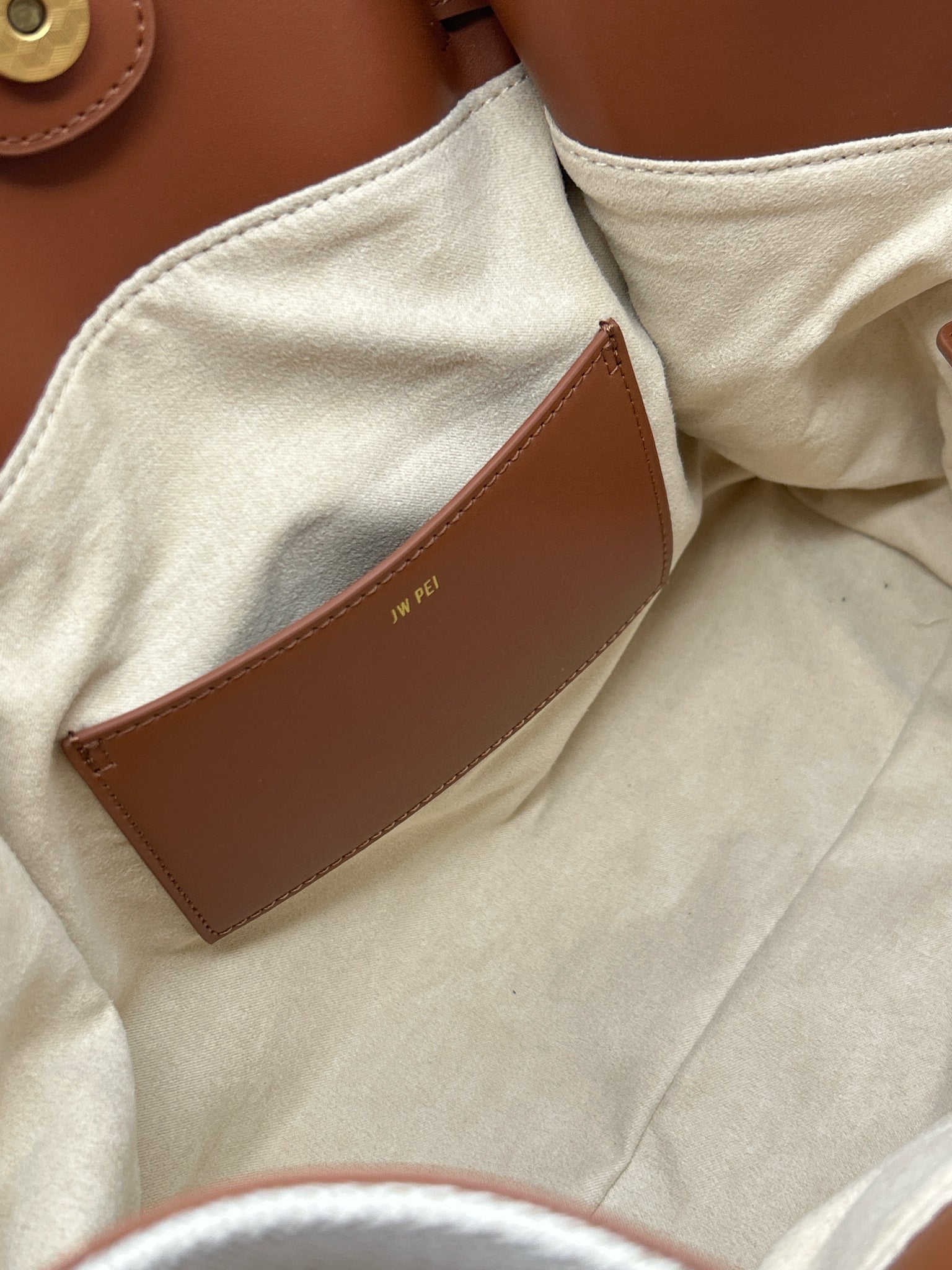 JW PEI Beige Women Tote