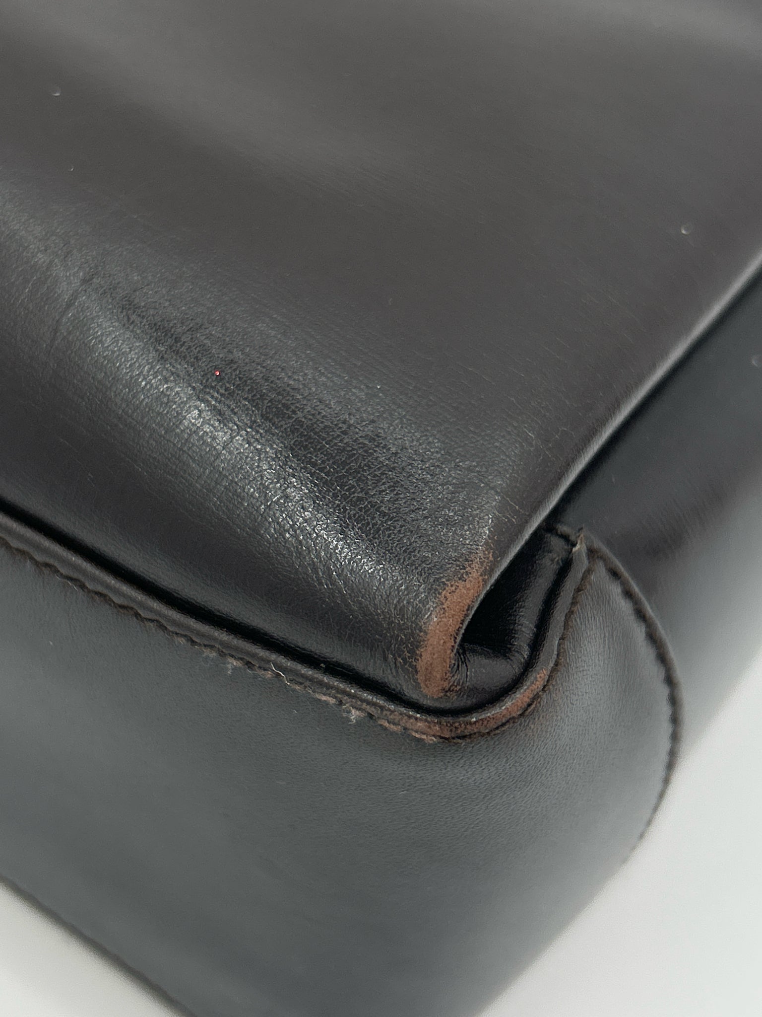 GUCCI Dark Brown Vintage Women Purse