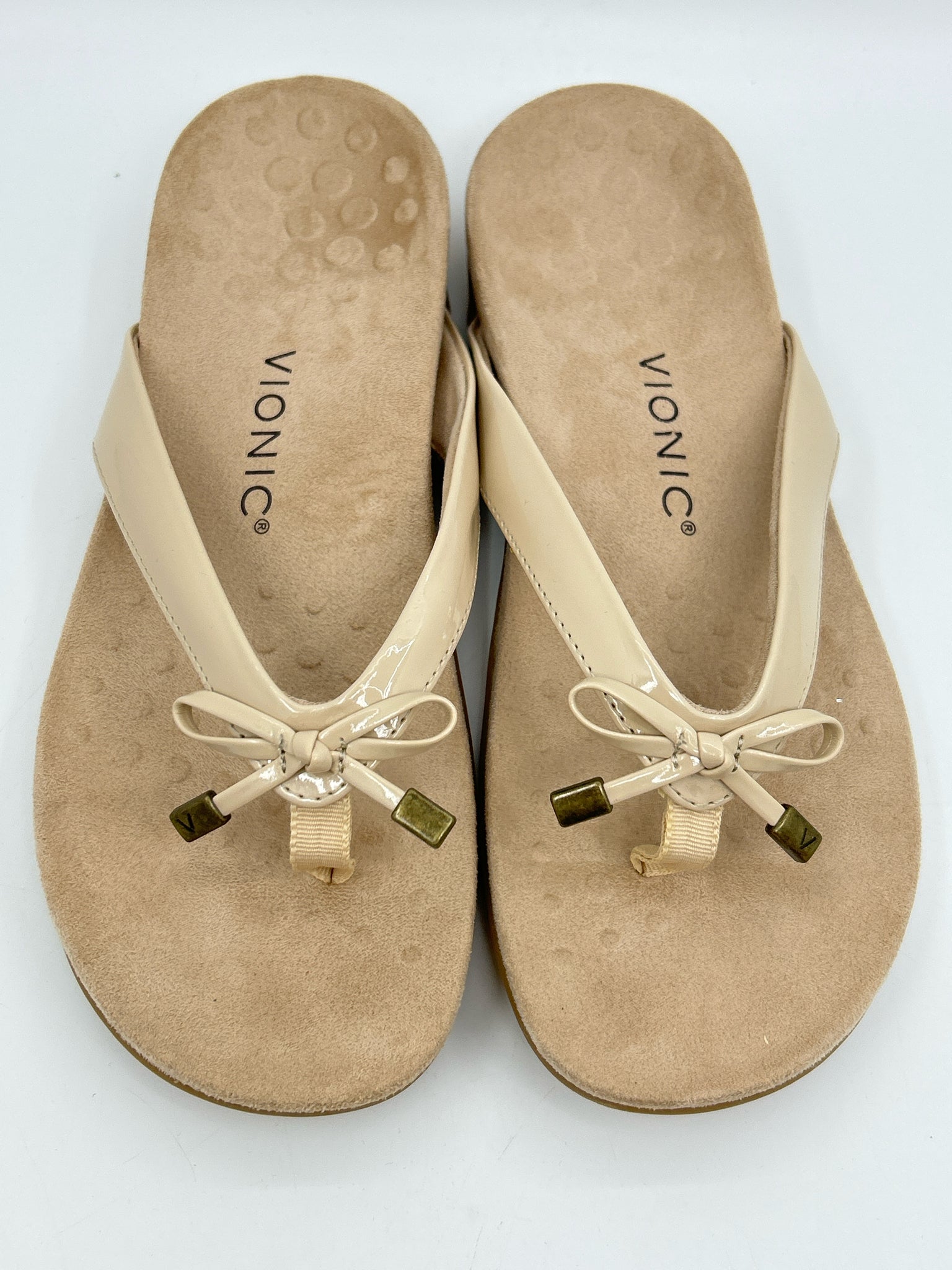 VIONIC Size 8.5 Cream Women Sandal