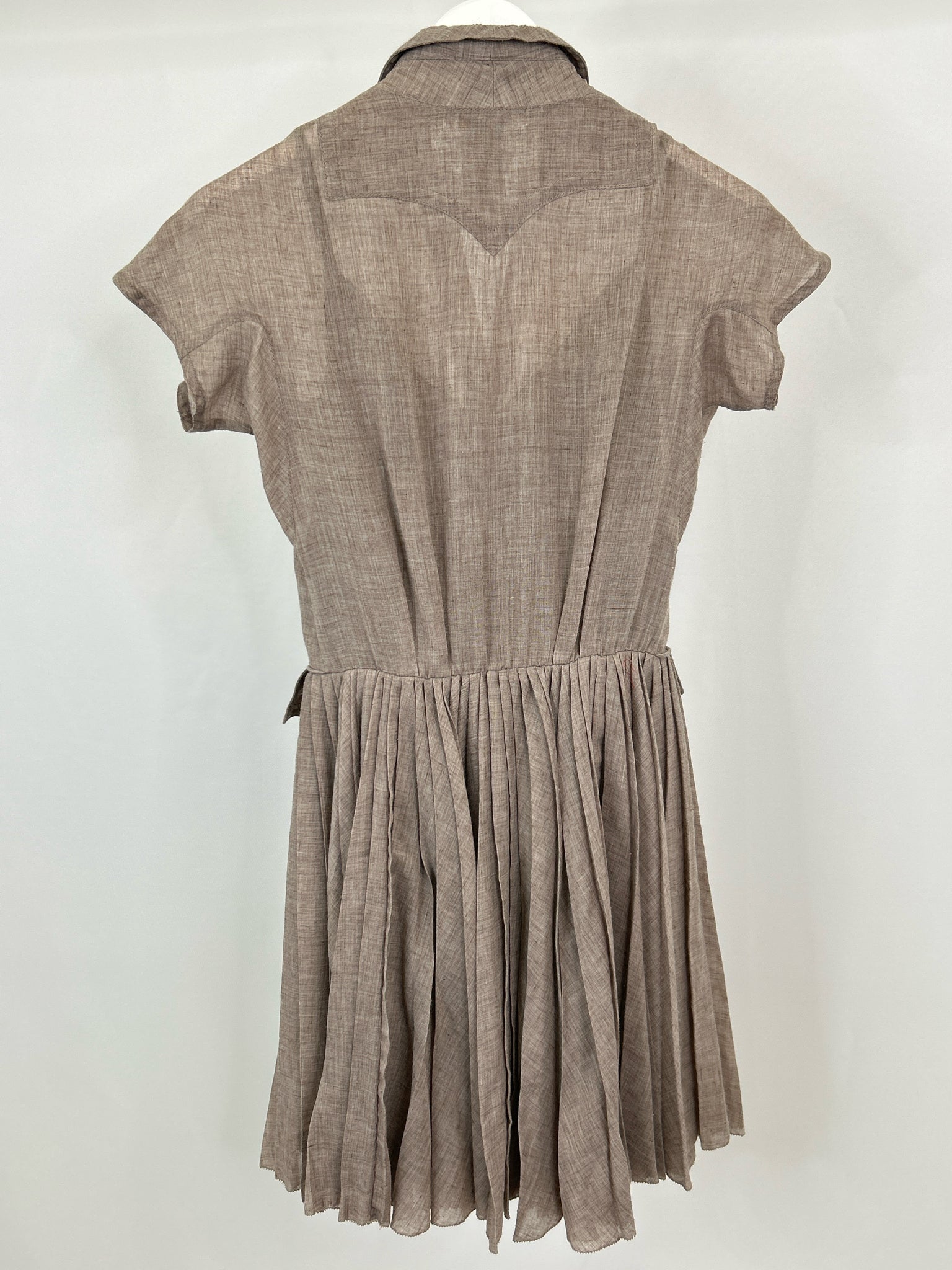 BYRON LARS Size 4 Taupe Women's Dress