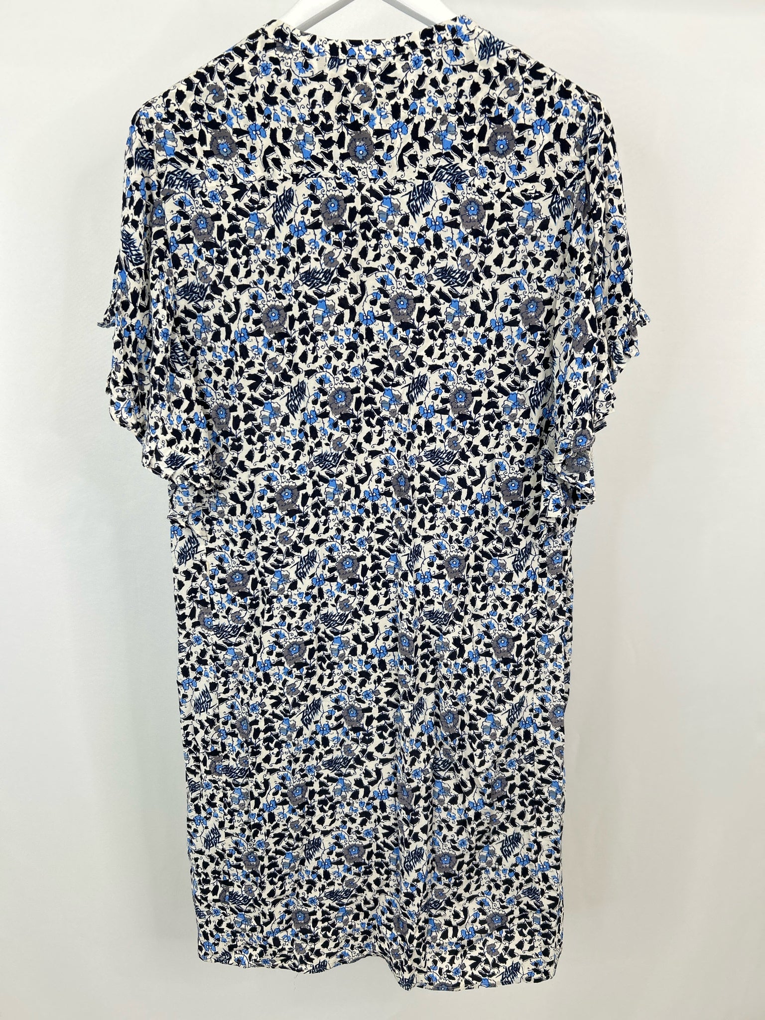 ZADIG&VOLTAIRE Size M Blue Print Women Dress