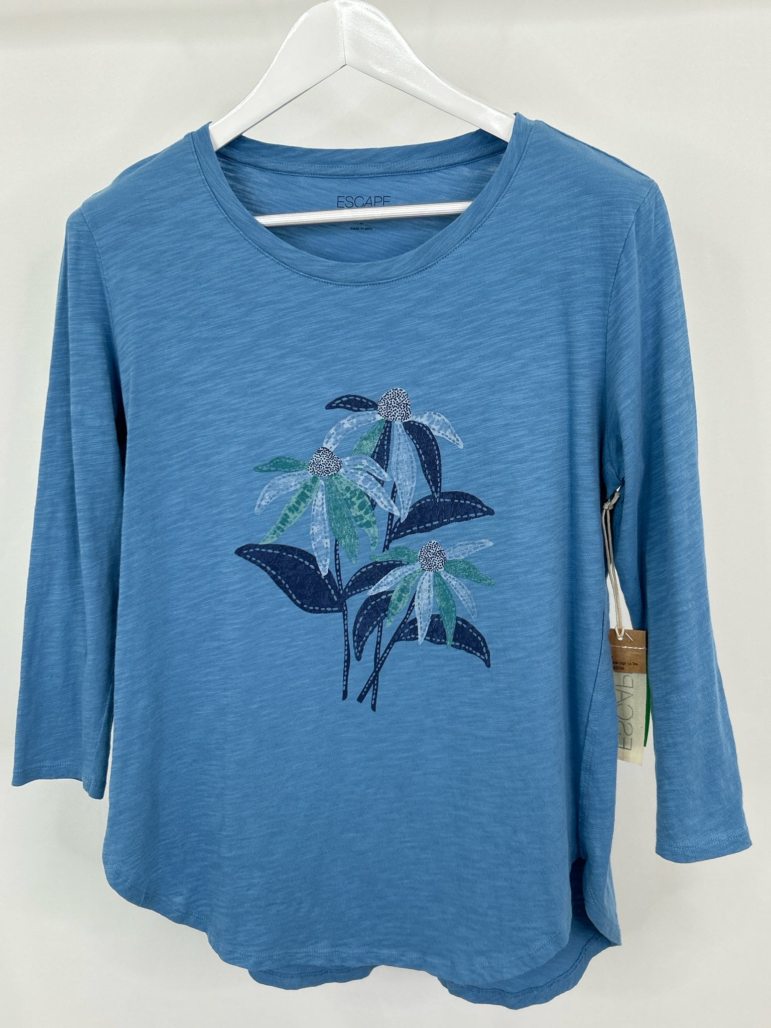 Escape by Habitat Clothes Size S Blue Women Top NWT