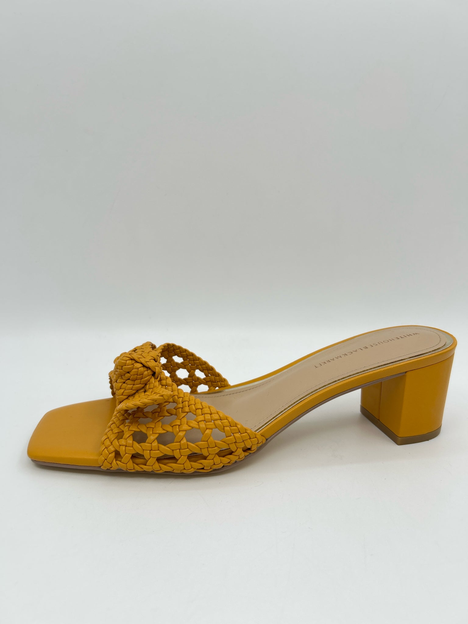 White House Black Market Size 9.5M Yellow Women Sandal