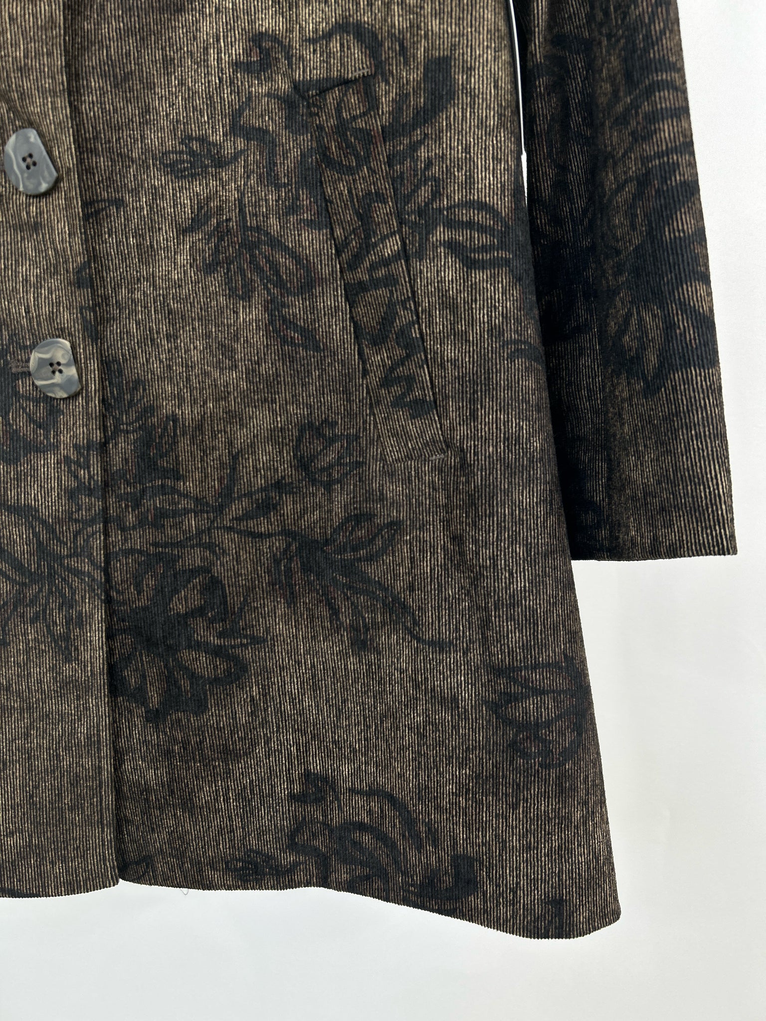 HABITAT Size S Brown Print Women Coat