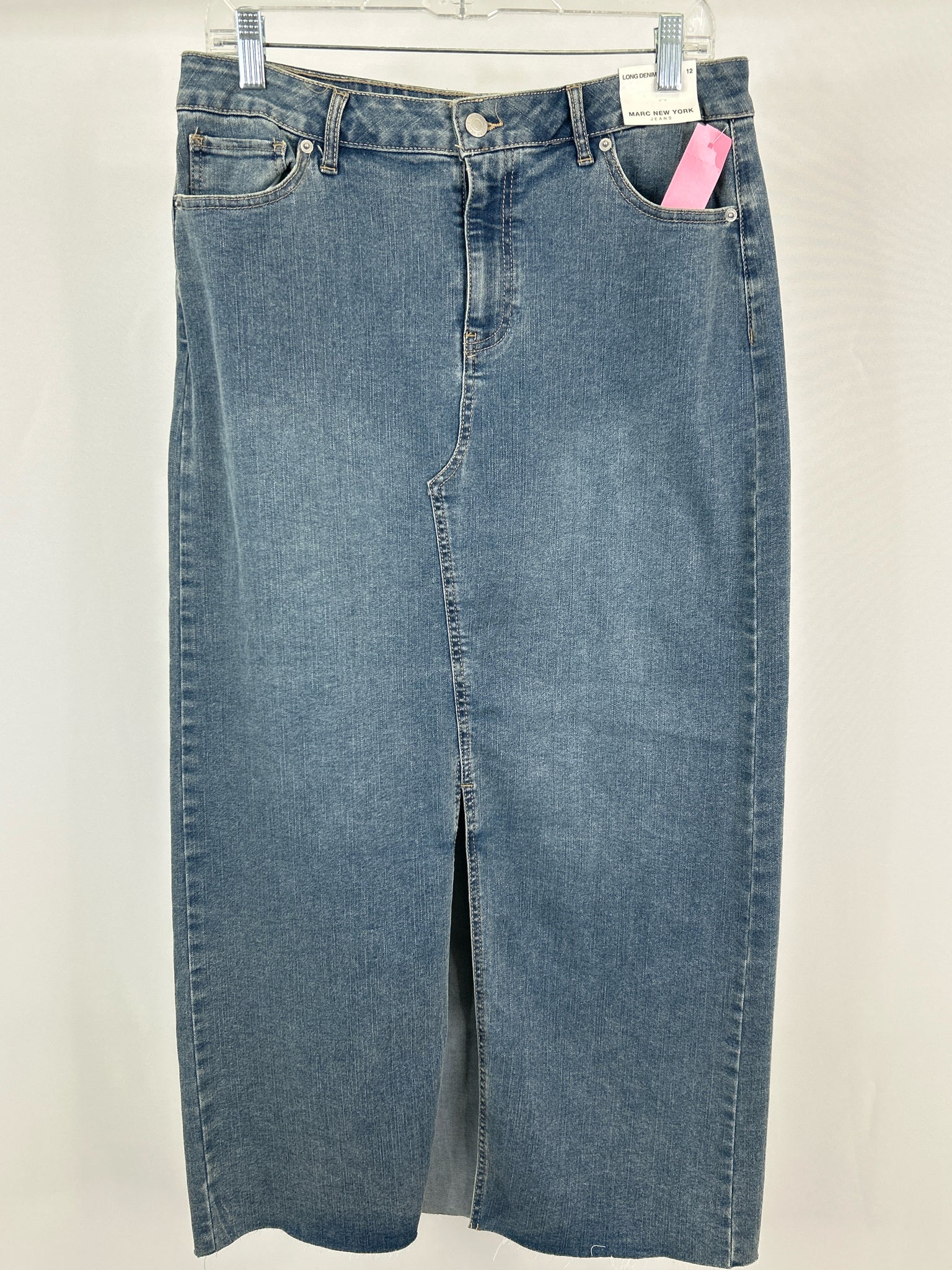 MARC NEW YORK Size 12 BLUE DENIM Women Skirt