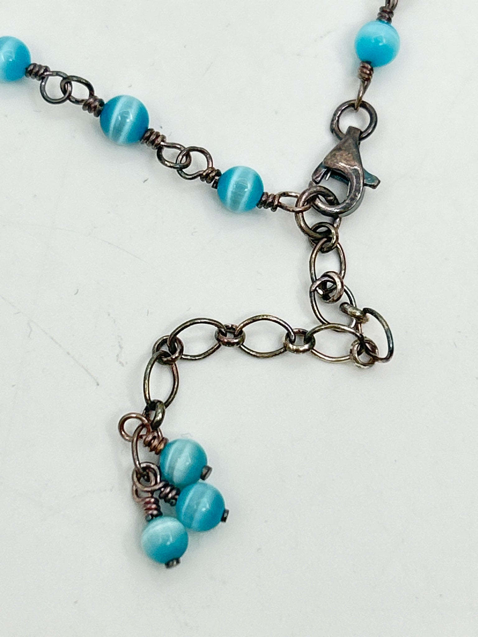 SUZANNE SOMERS SILVER AND BLUE Necklace
