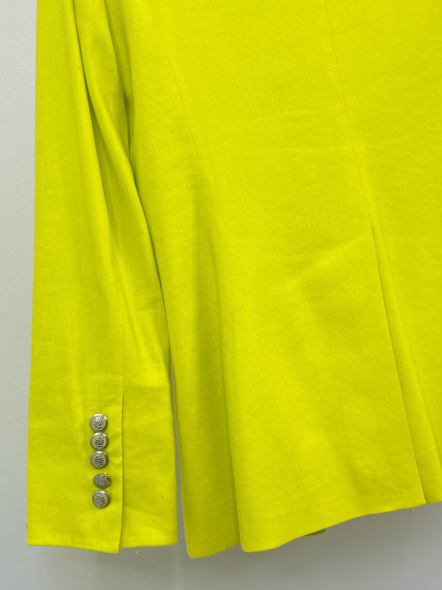ANTONIO MELANI Size 6 Chartreuse Women Blazer