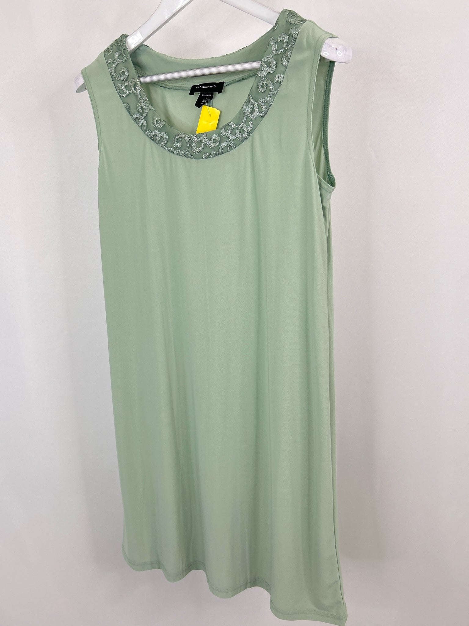 R&M RICHARDS Size L SAGE Women 2-Piece w/dress