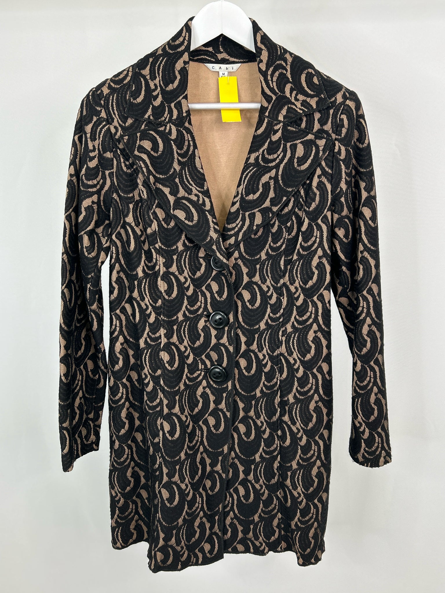 CABI Size M Black and Nude Women Jacket