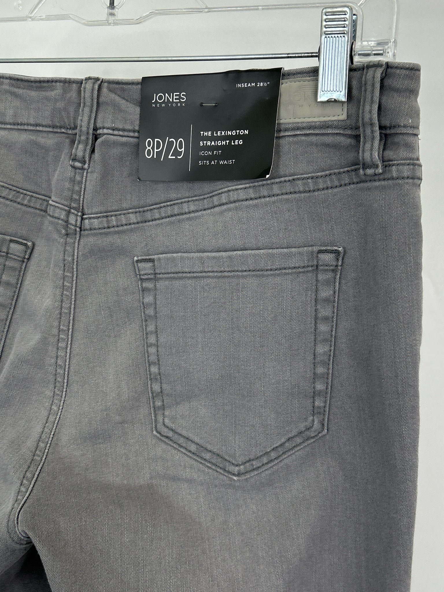 JONES NEW YORK Size 8P Gray Women jeans