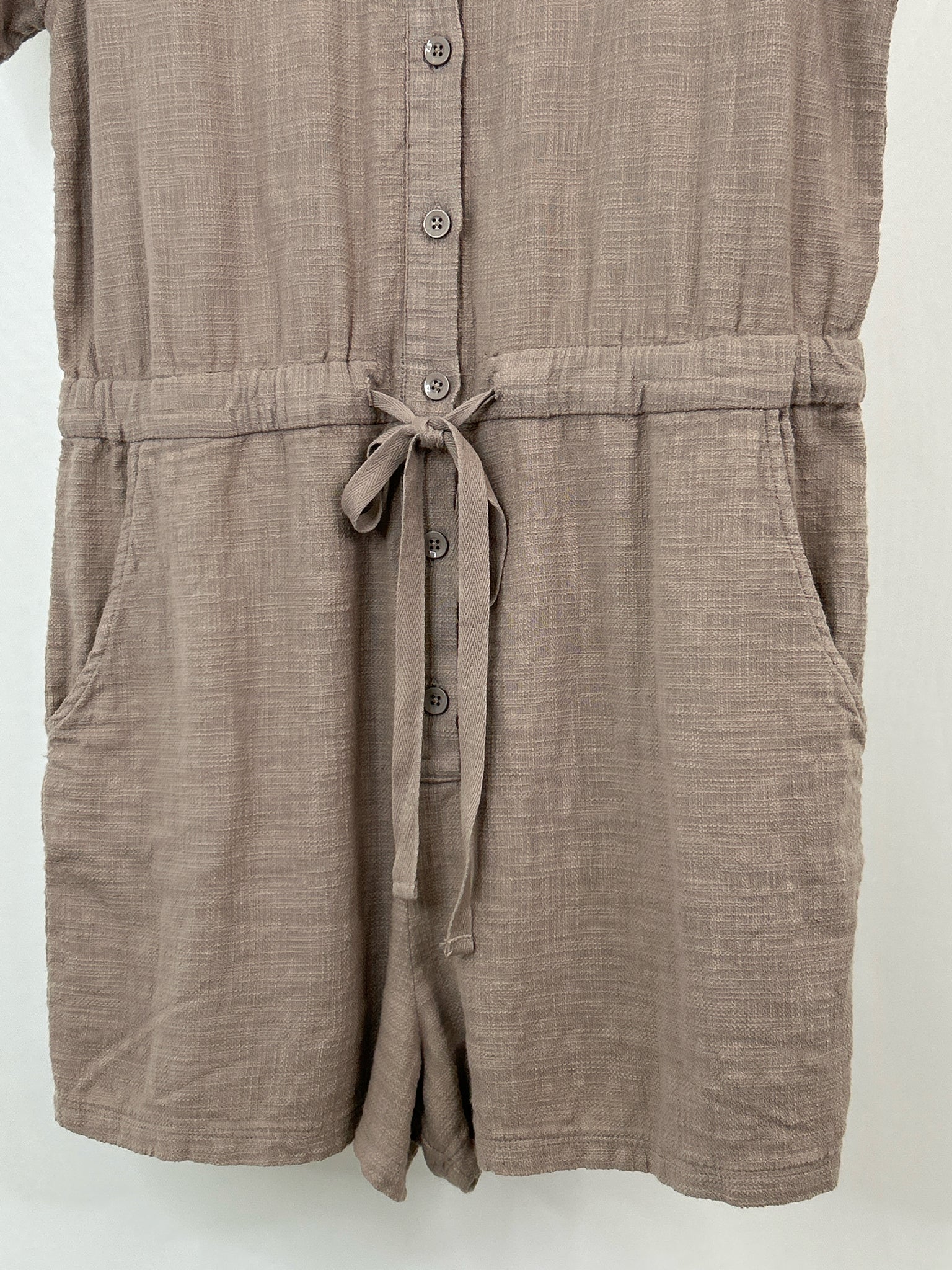BOBI Size M Taupe Women Romper
