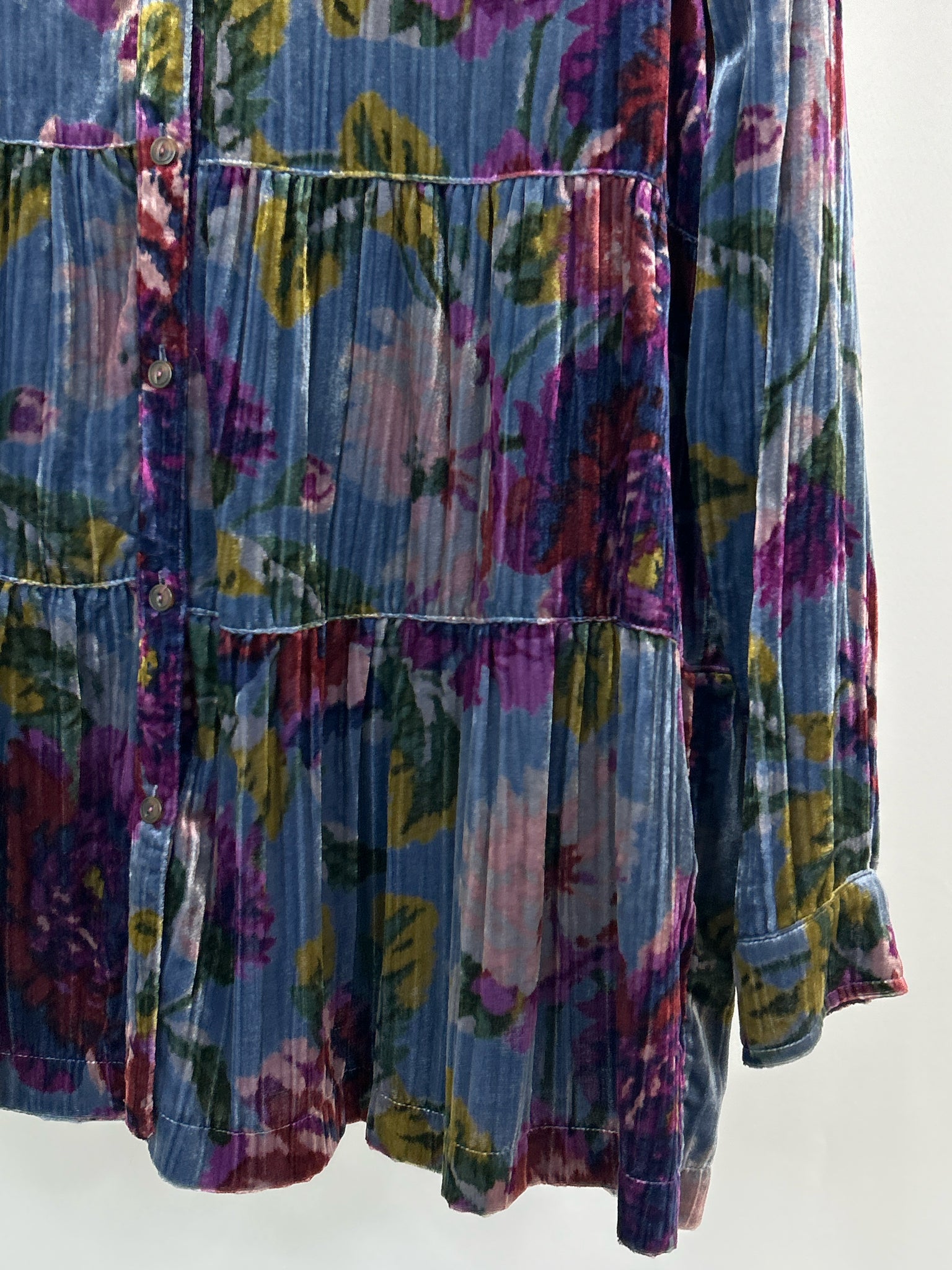 MAEVE Size M Blue floral Women Tunic