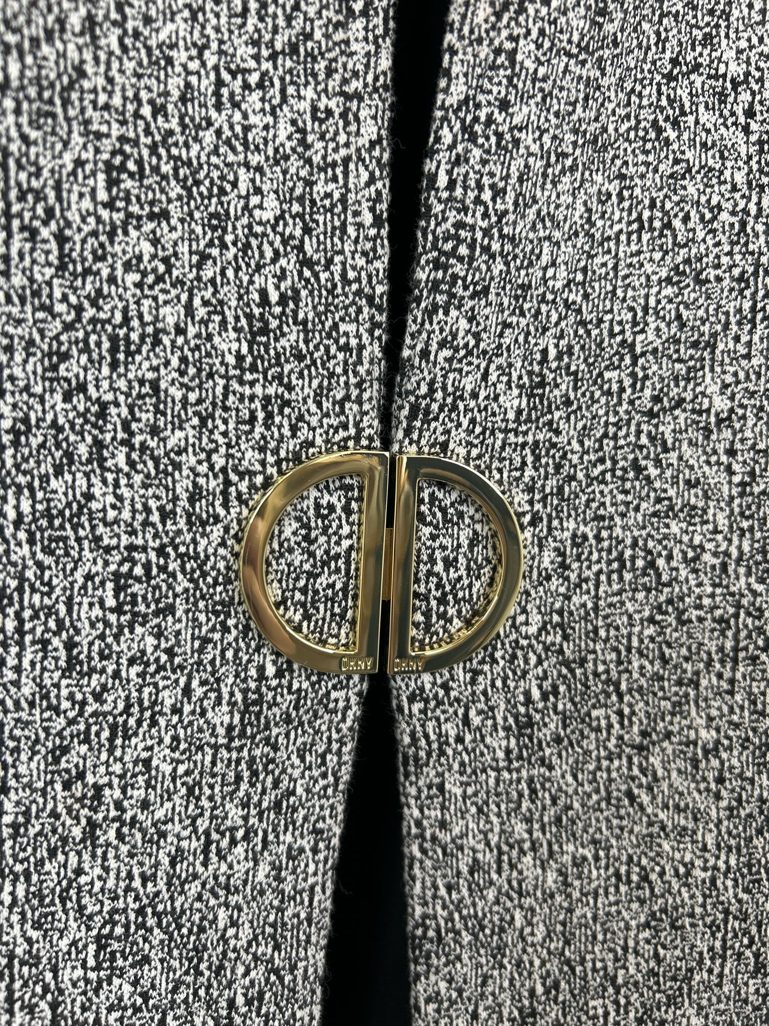DKNY Size 6 Black & White Women Jacket
