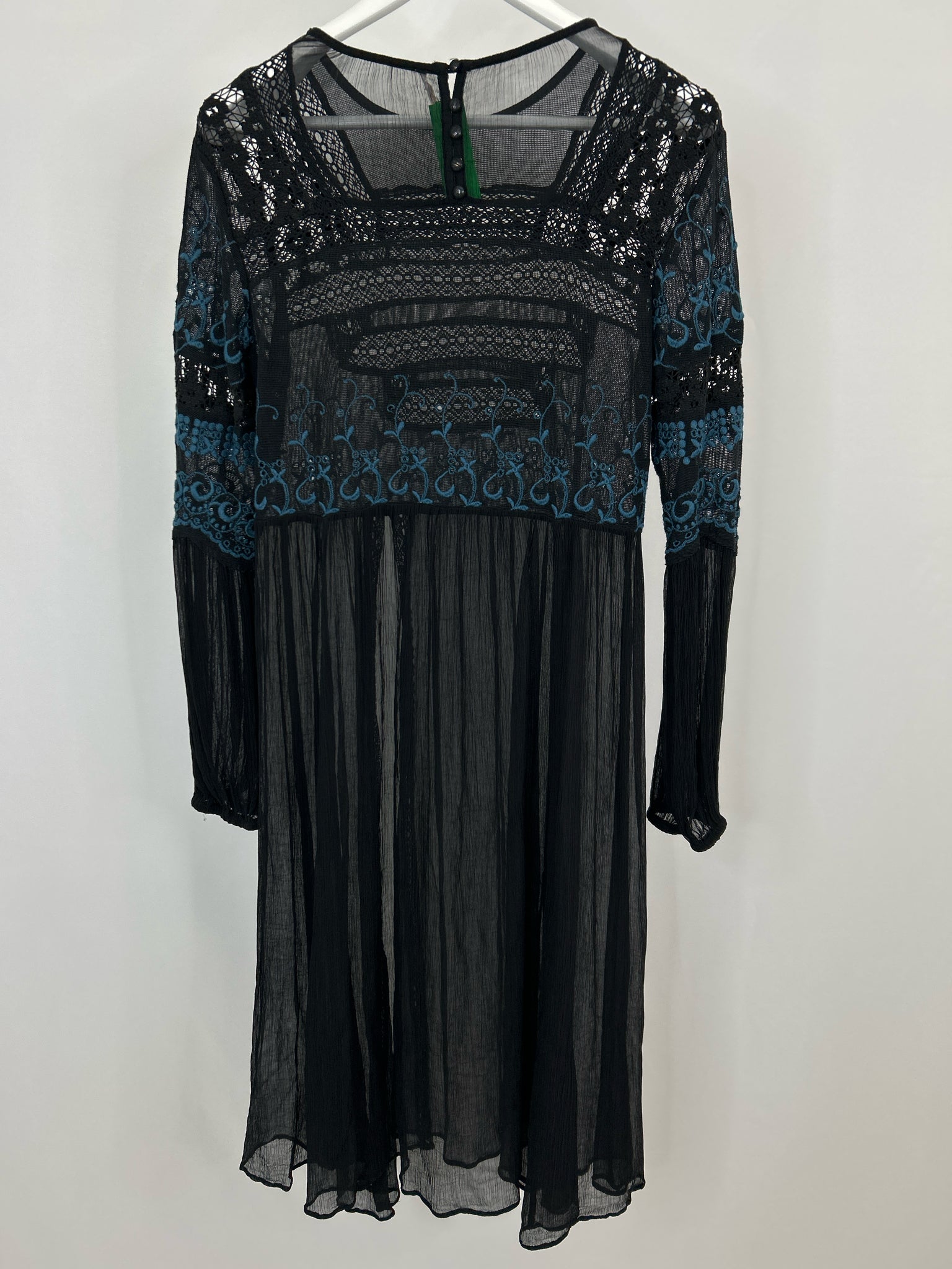 FREE PEOPLE Size M Black Women Tunic