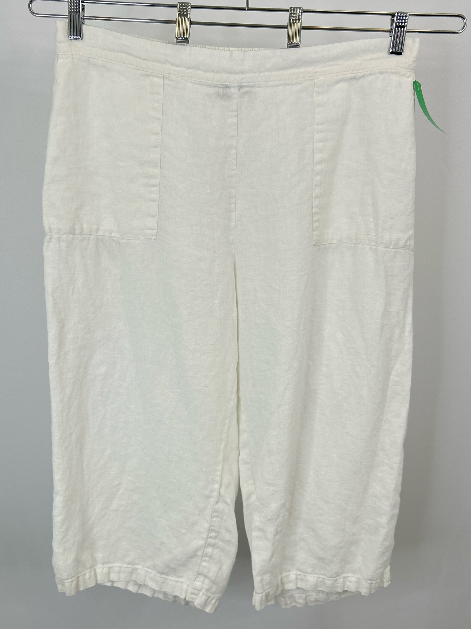 FLAX Size L White Women Pants