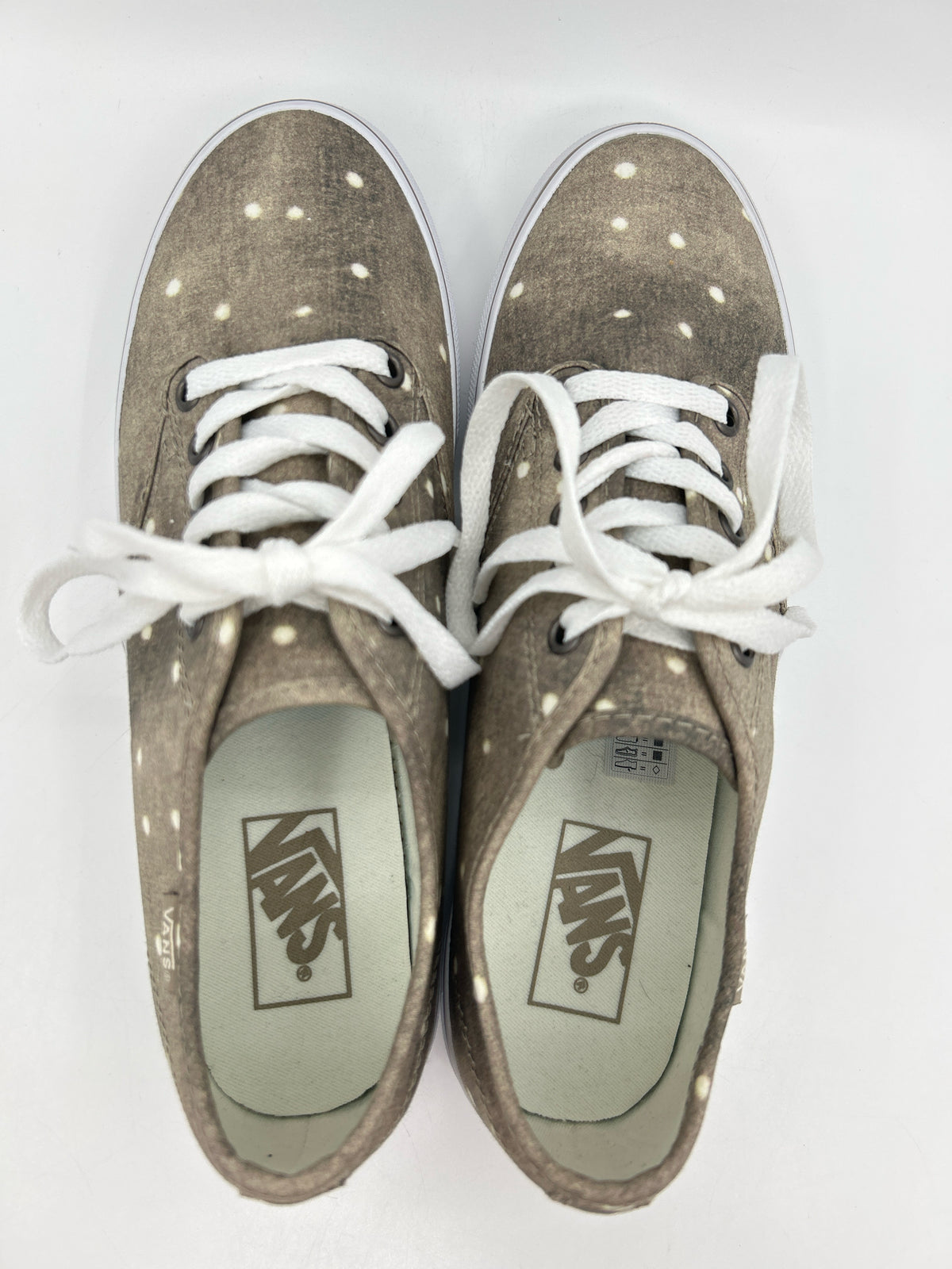 VANS Size 9 Gray print Women Sneakers