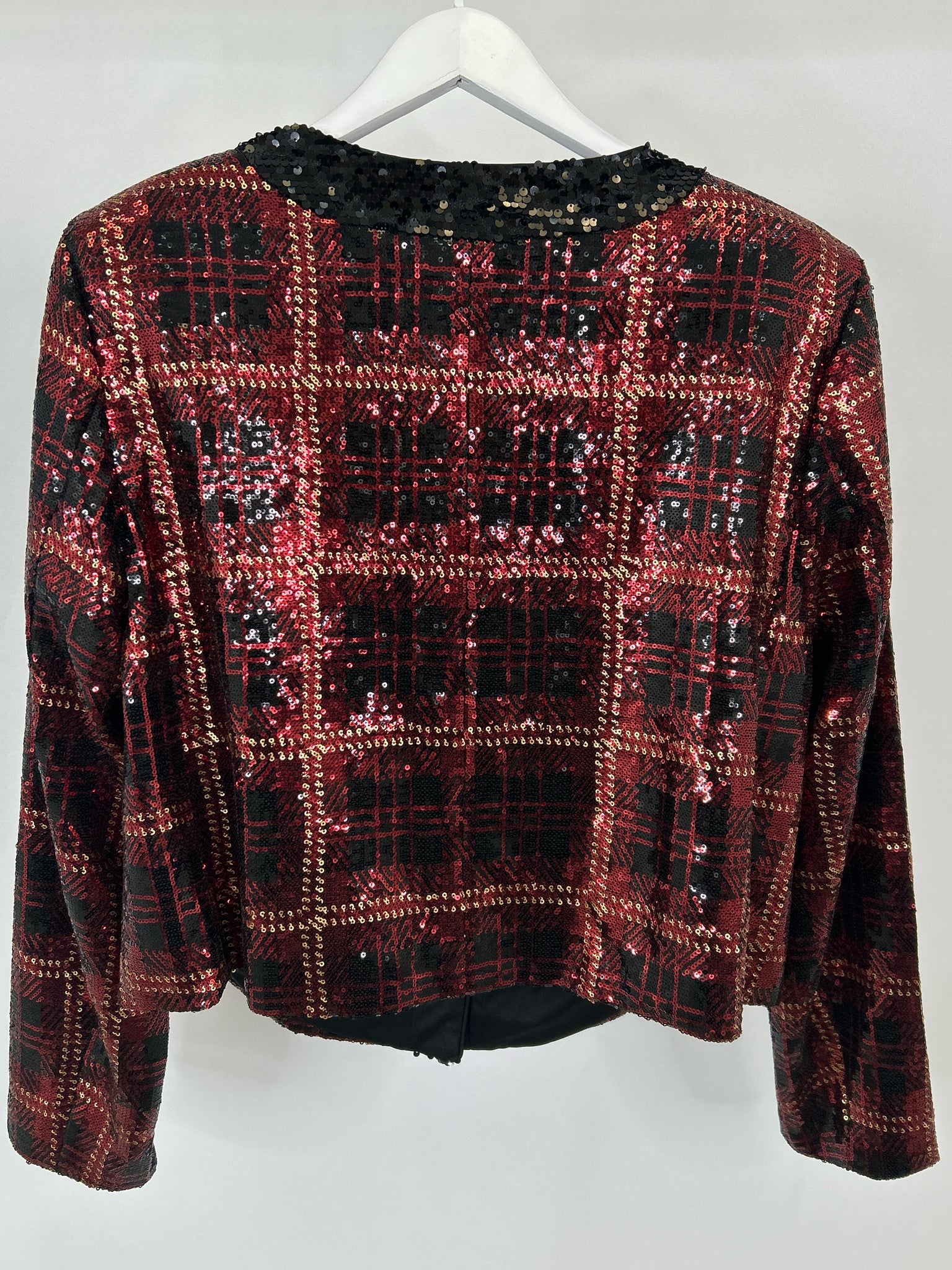 ELOQUII NWT Size 18 Red & Black Women Jacket