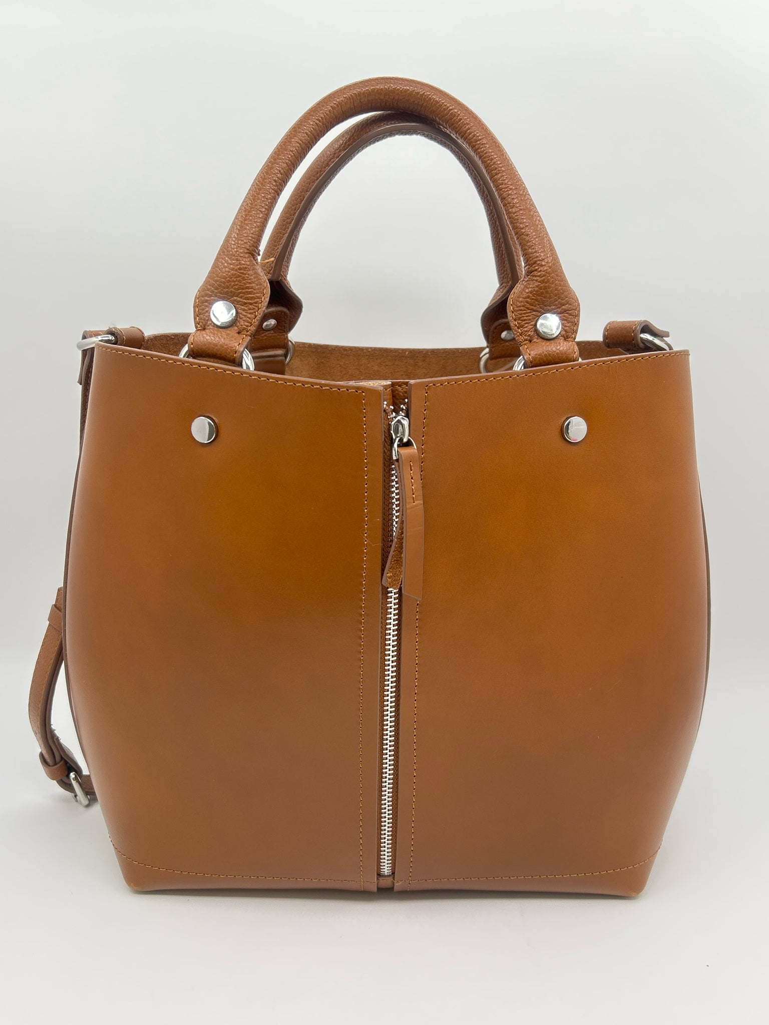 ZARA COGNAC Women Tote