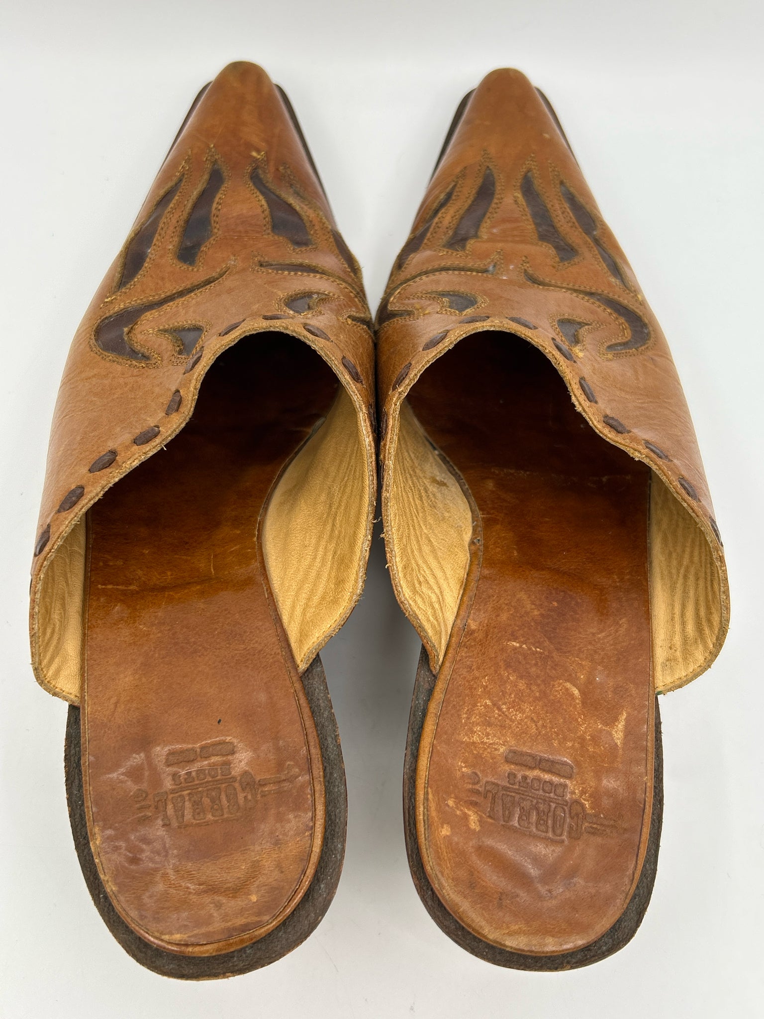 CORRAL Size 9M Tan Women Booties