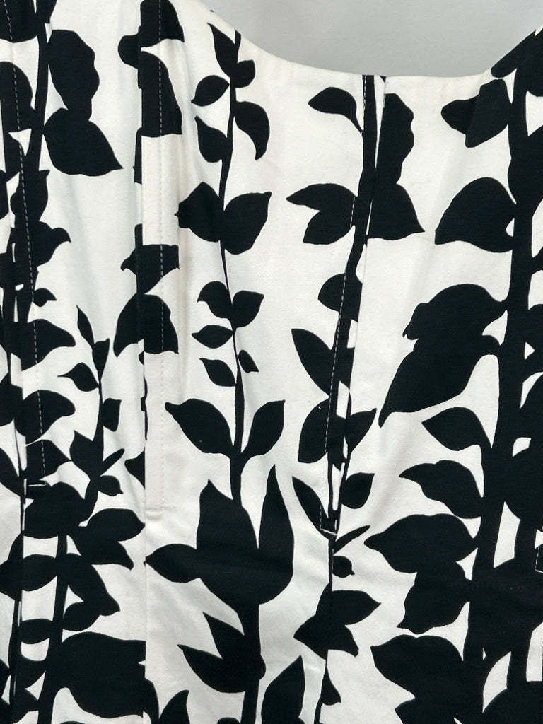 NINE WEST Size 18 White and Black Women's Dress NWT
