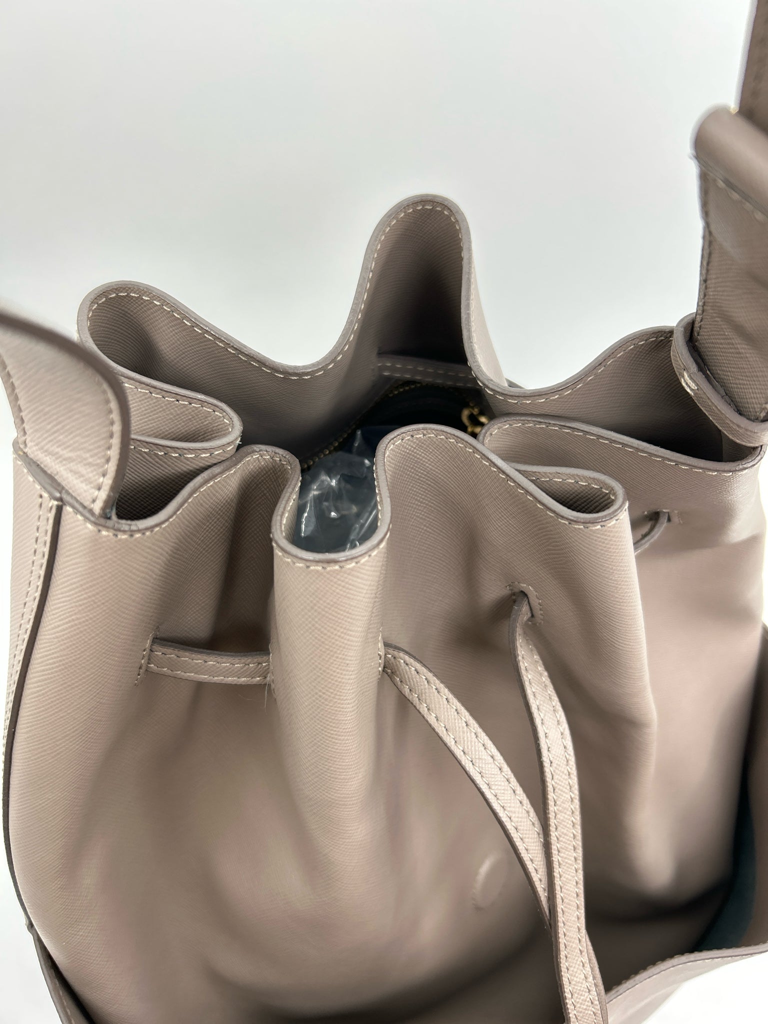 CUYANA Taupe Women Purse