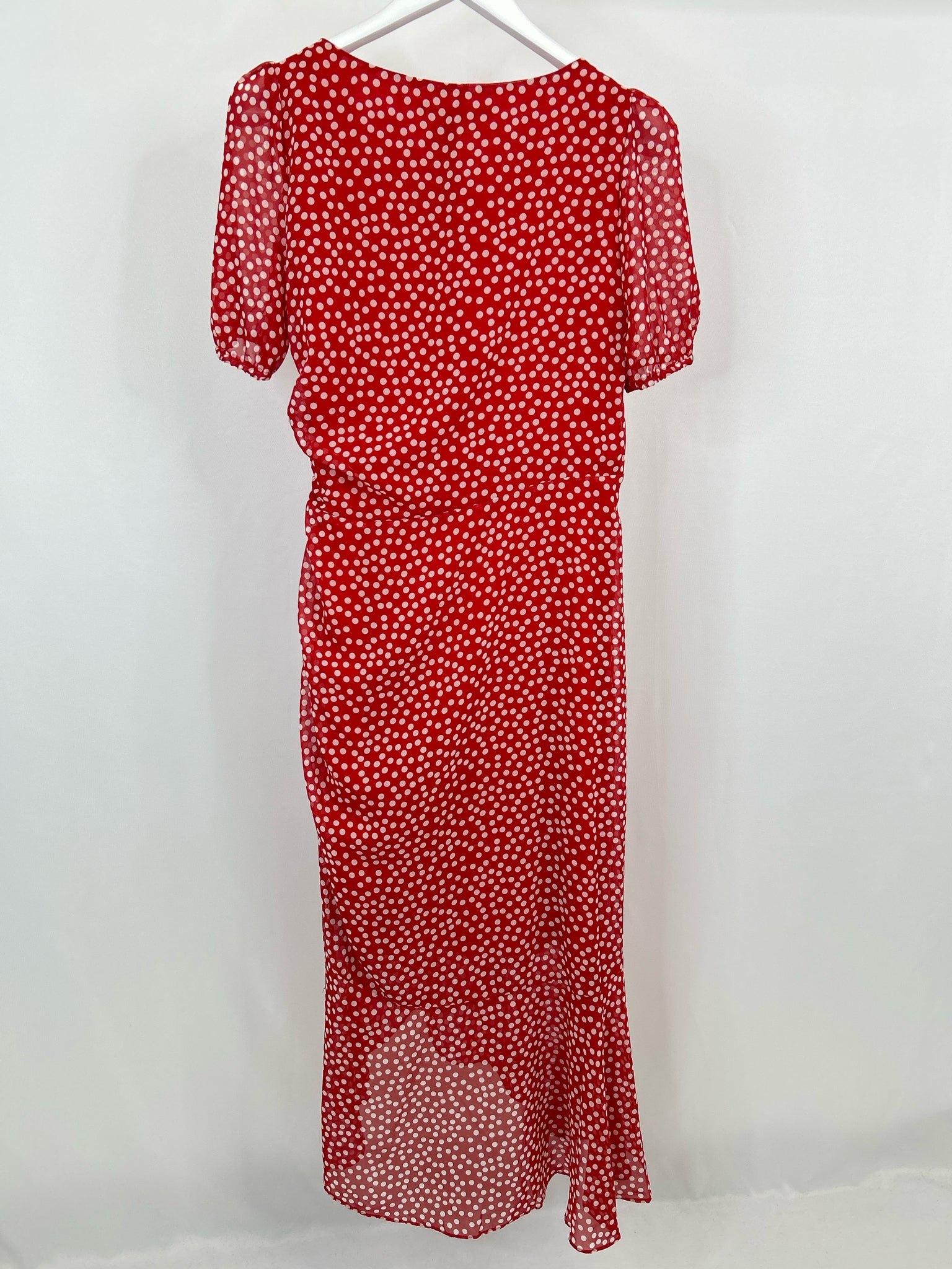 Julia Jordan Size 8 red and white Women Dress