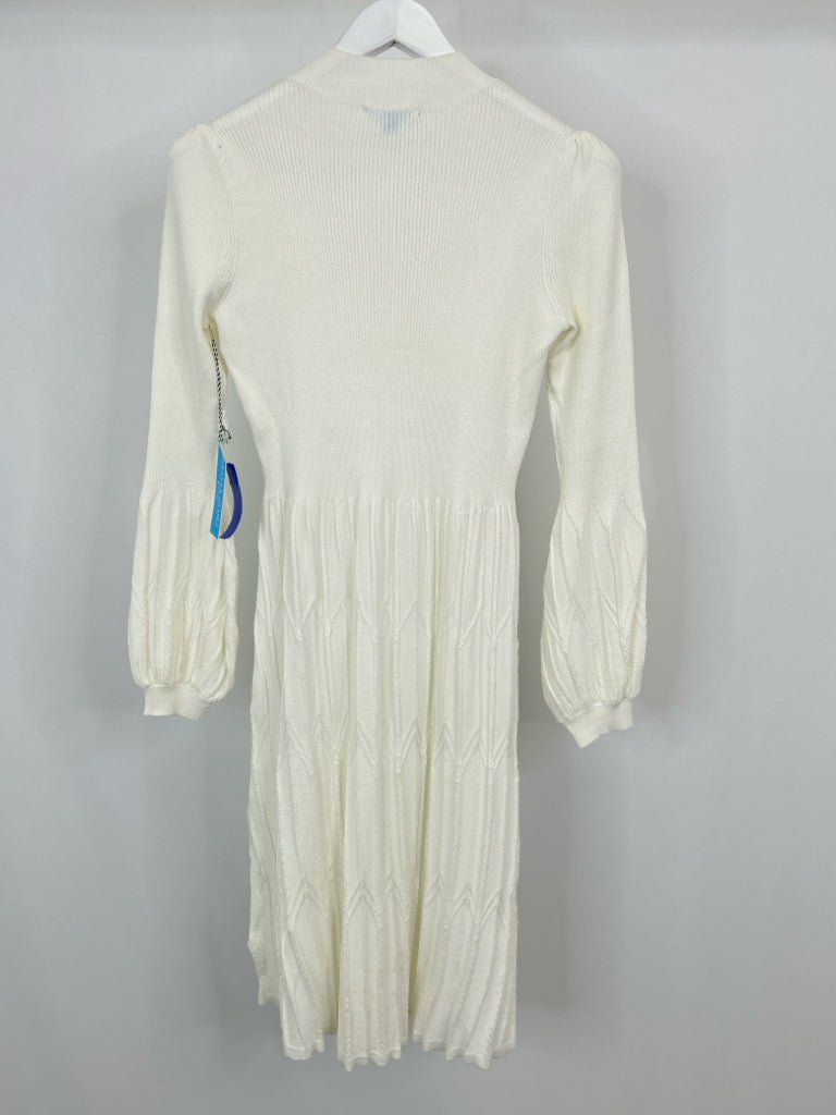 DRAPER JAMES Women Size M Ivory Dress