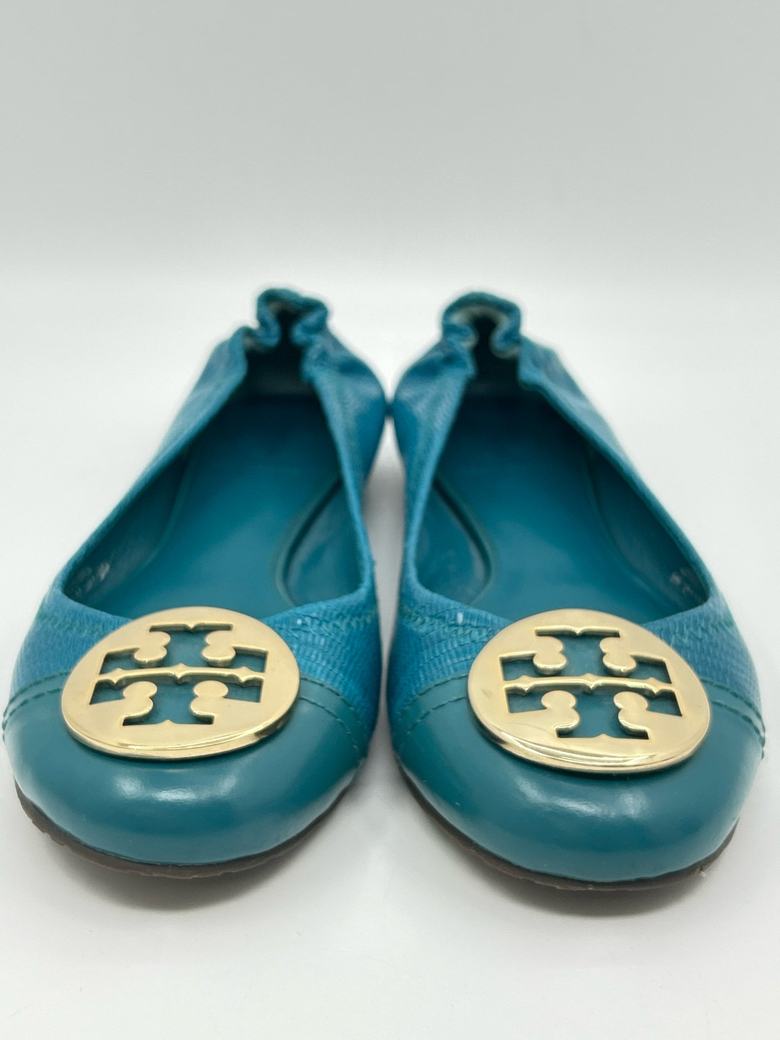 TORY BURCH Size 8M Teal Women Flats
