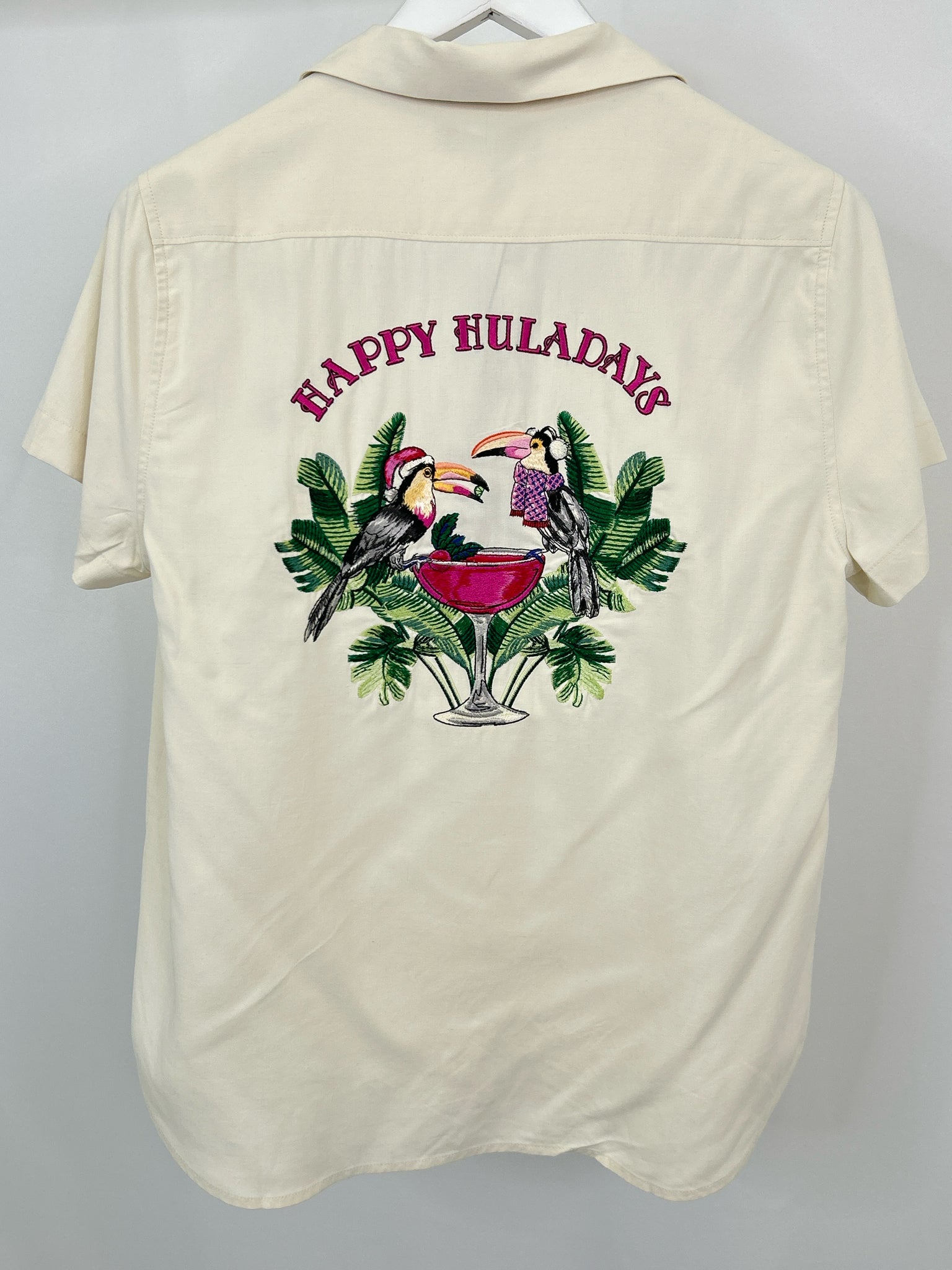 TOMMY BAHAMA Size M Cream Women Shirt