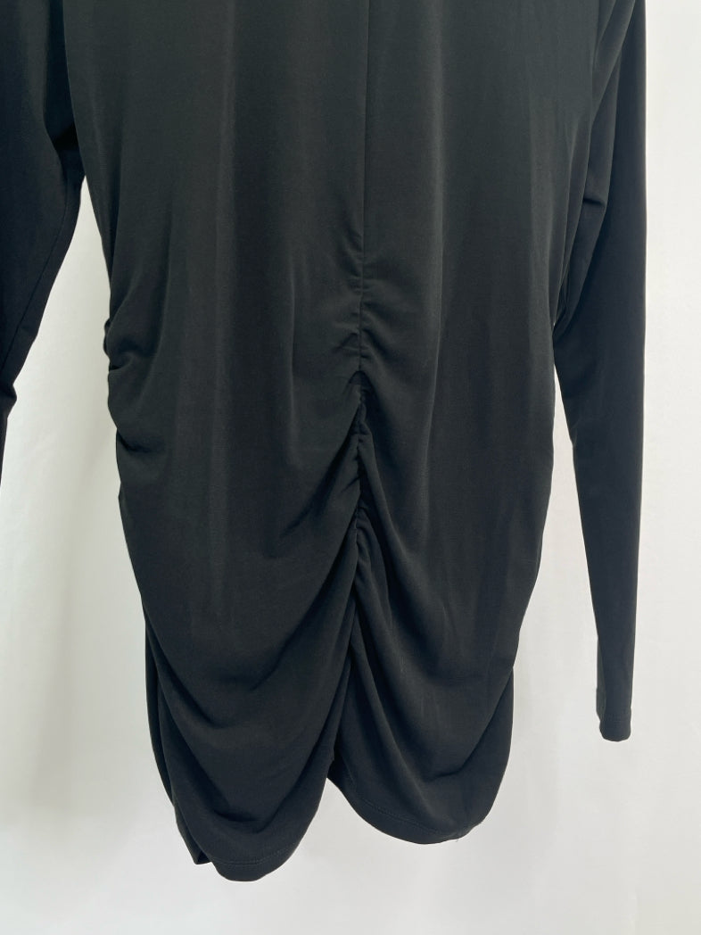 White House Black Market Women Size M Black Blouse