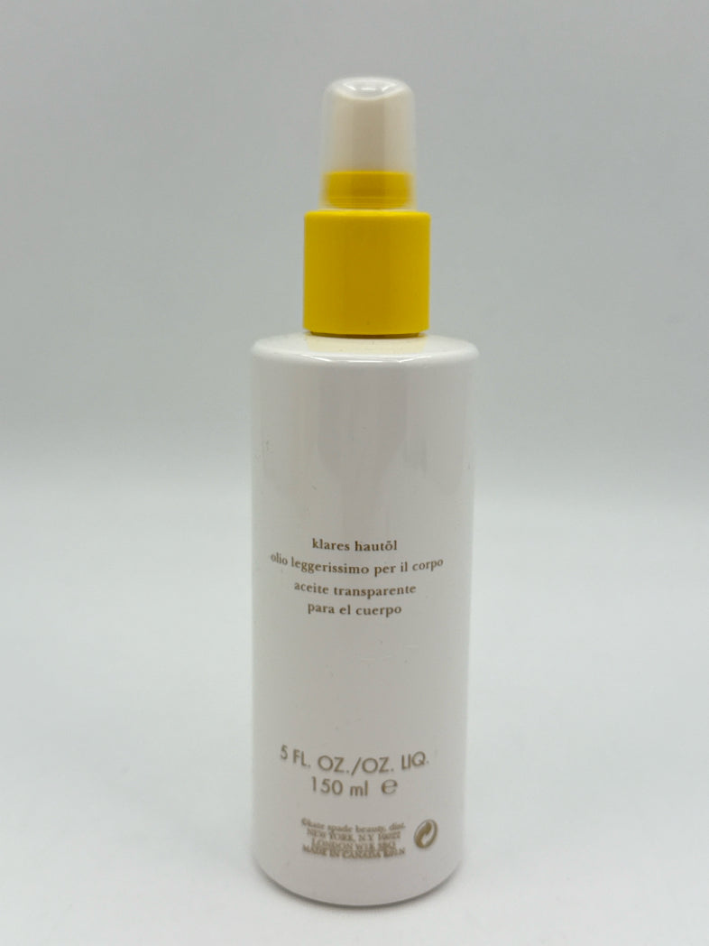 KATE SPADE NIB Size 5.4 oz WHITE AND YELLOW Body Oil