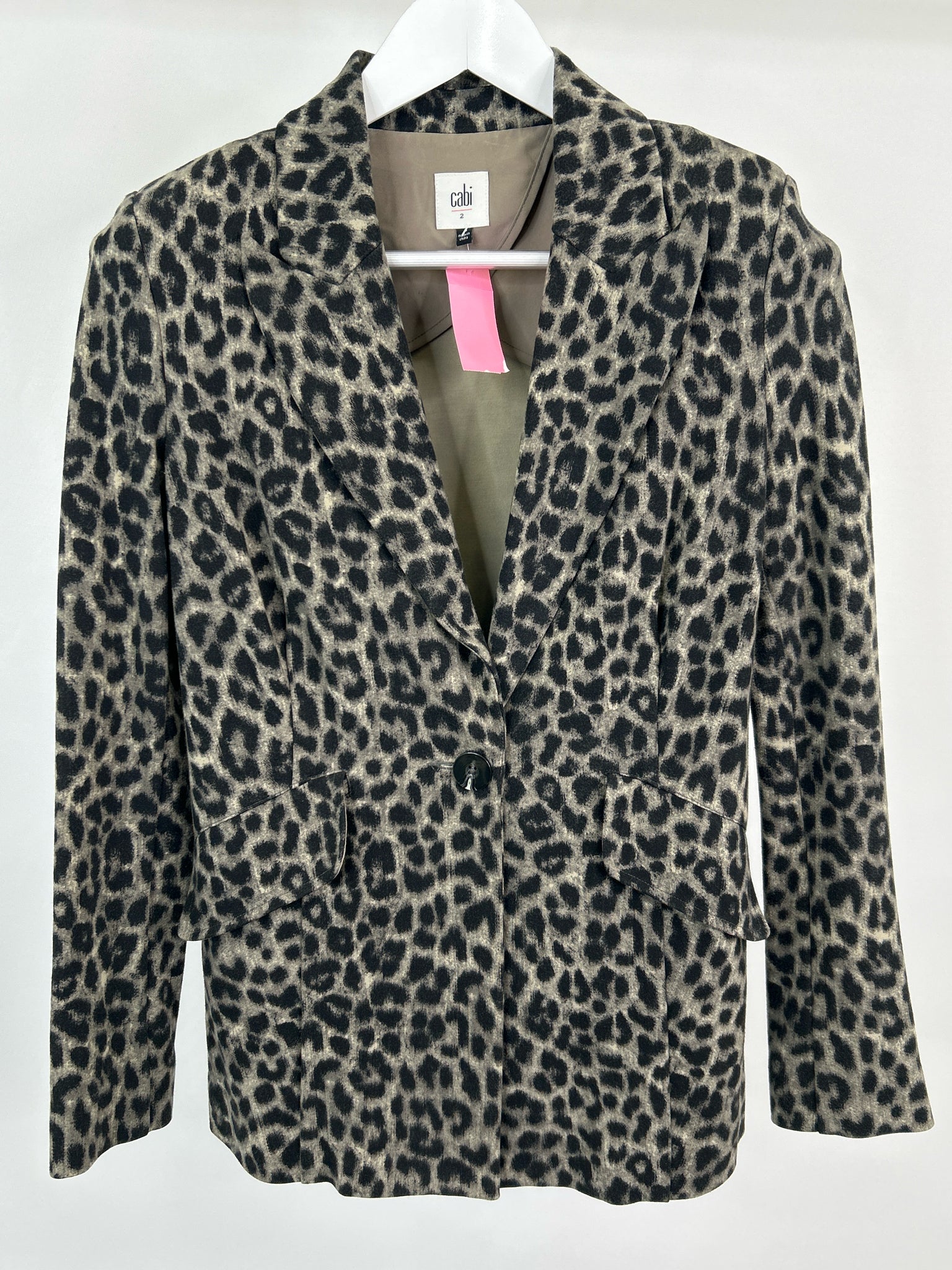 CABI Size 2 black and grey Women Jacket