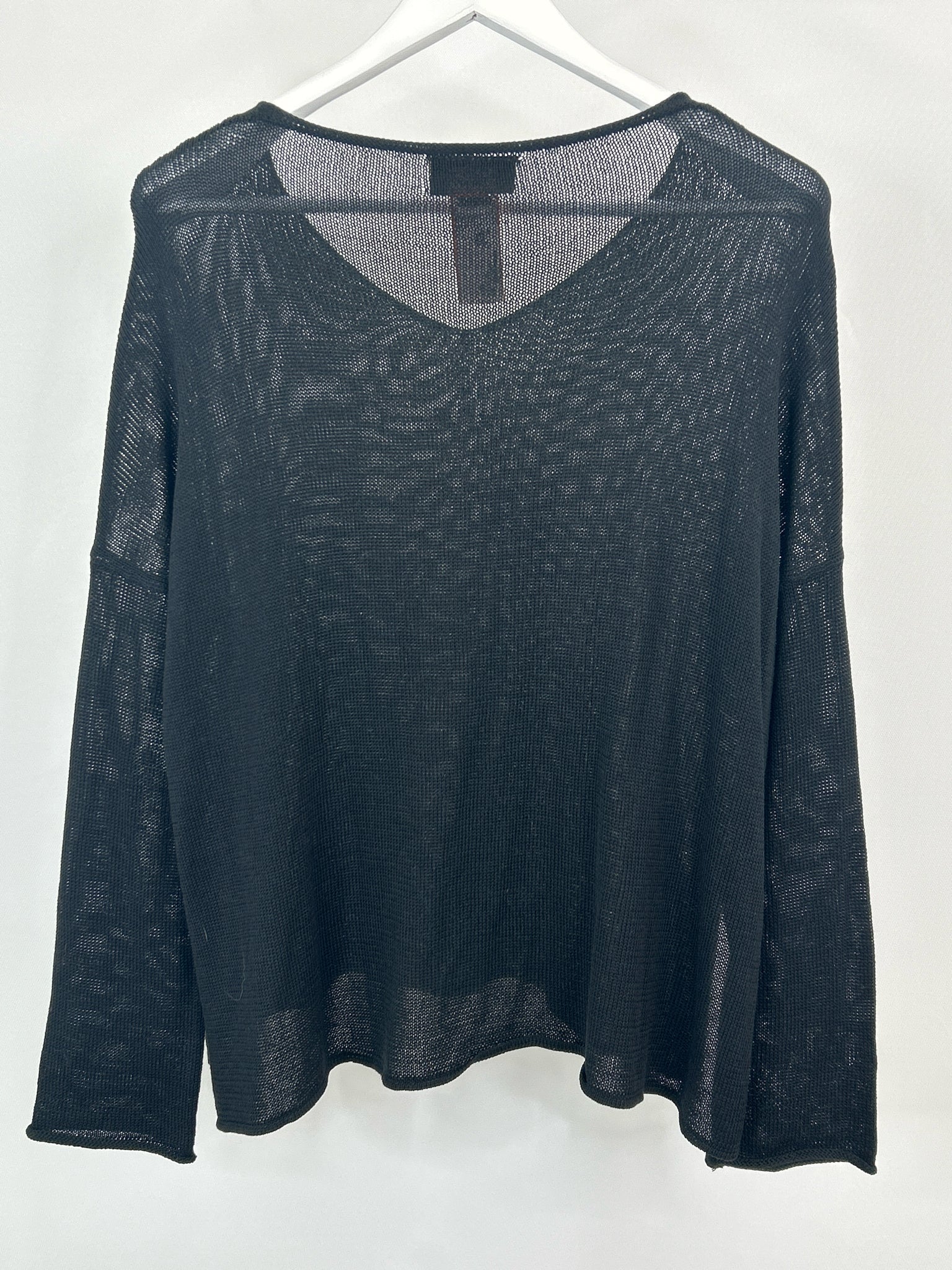 WOODEN SHIPS Size S/M Black Women Sweater
