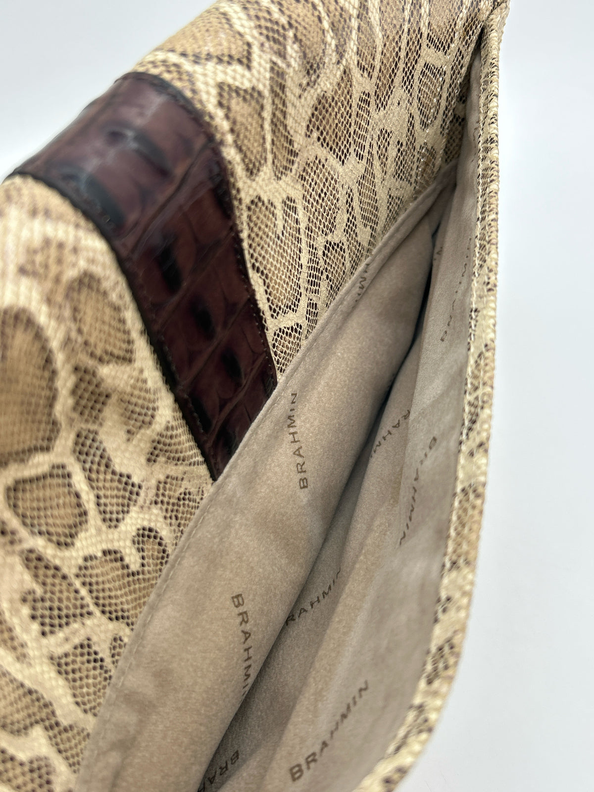 BRAHMIN BROWN AND BEIGE Women Purse