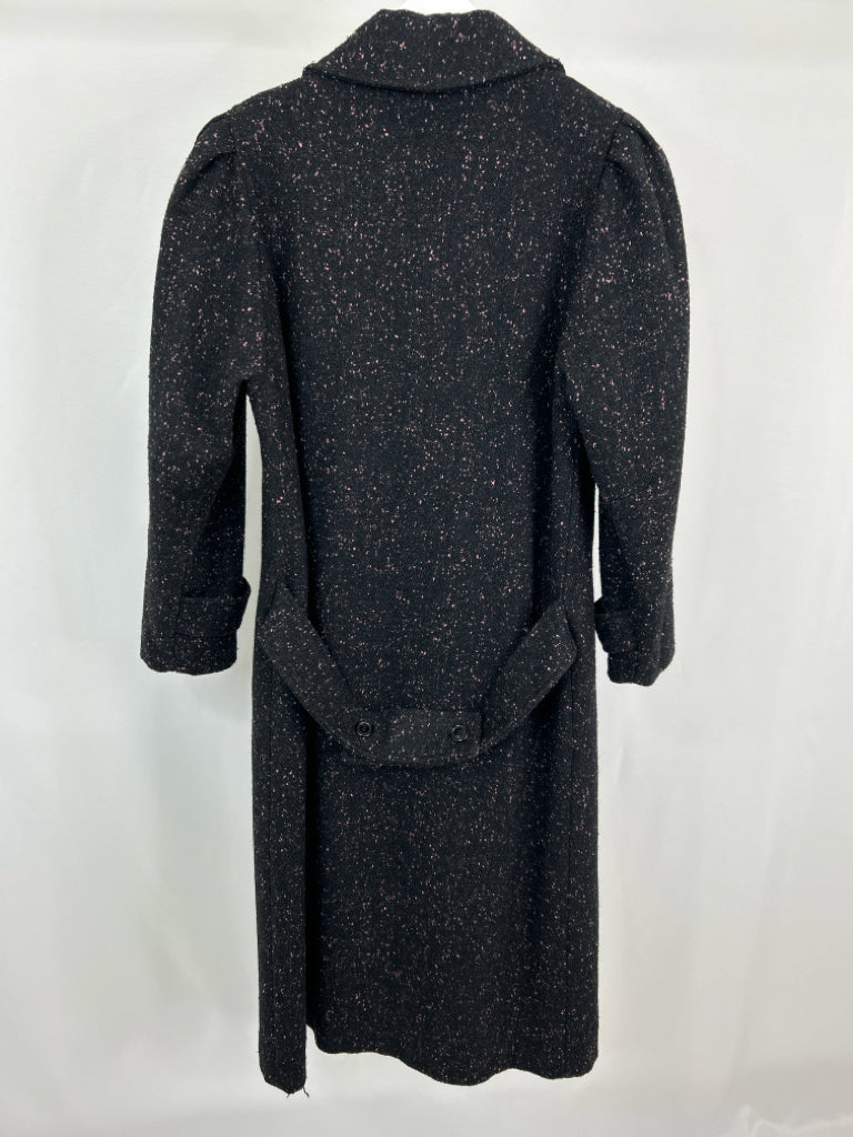 NO BRAND Women Size 6 Black Long Coat