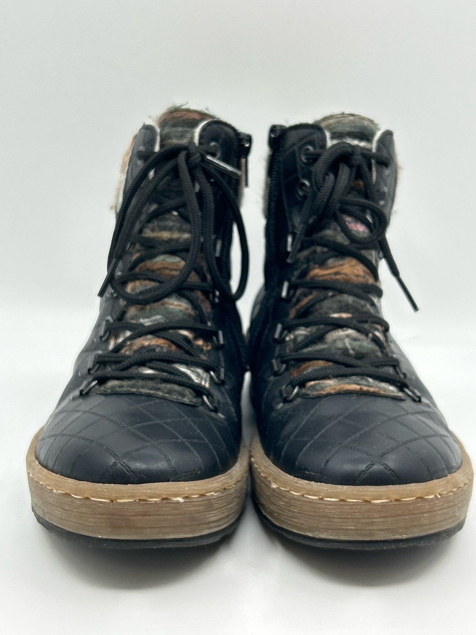 RIEKER Size 9 Black Women Booties