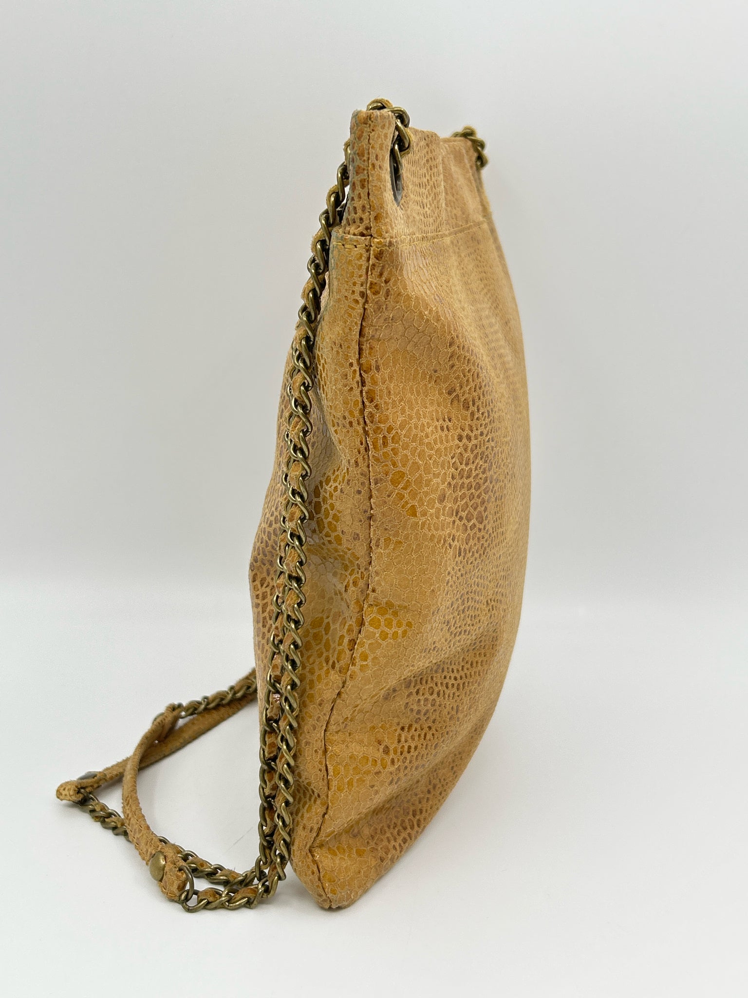 HOBO Mustard and Brown Women Purse