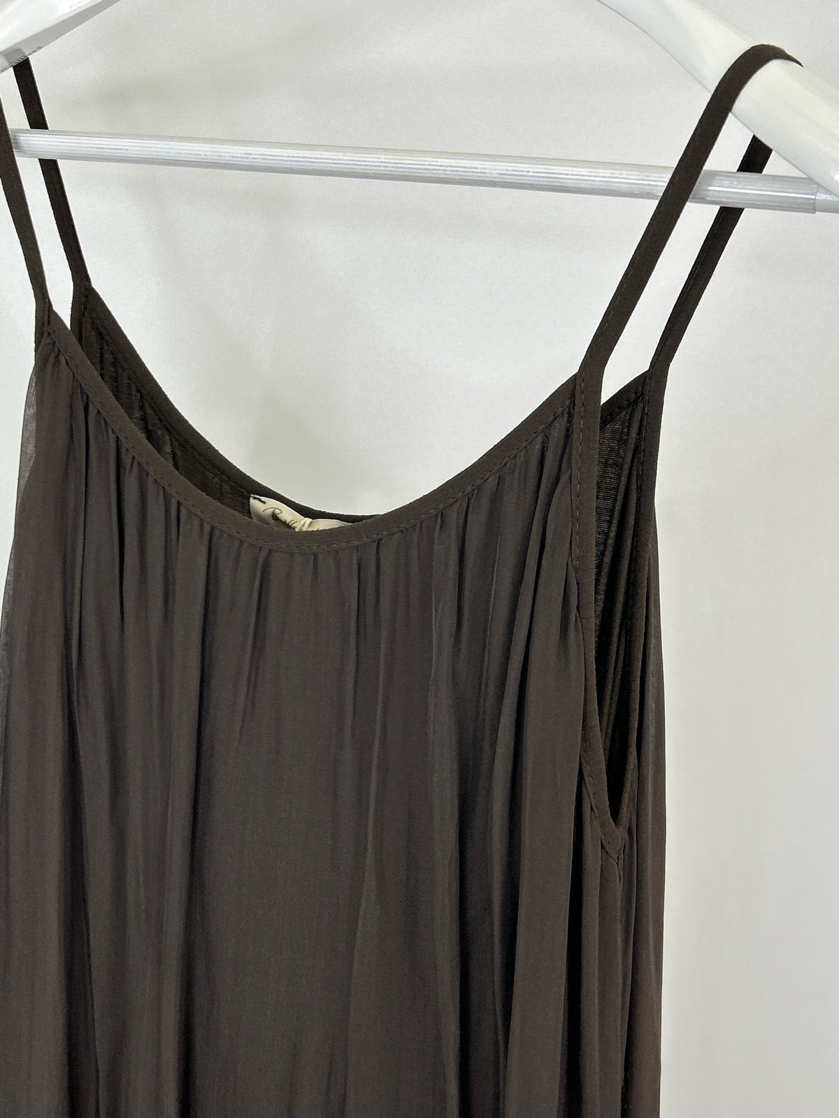BELLAMBIA Size L CHOCOLATE Women Dress