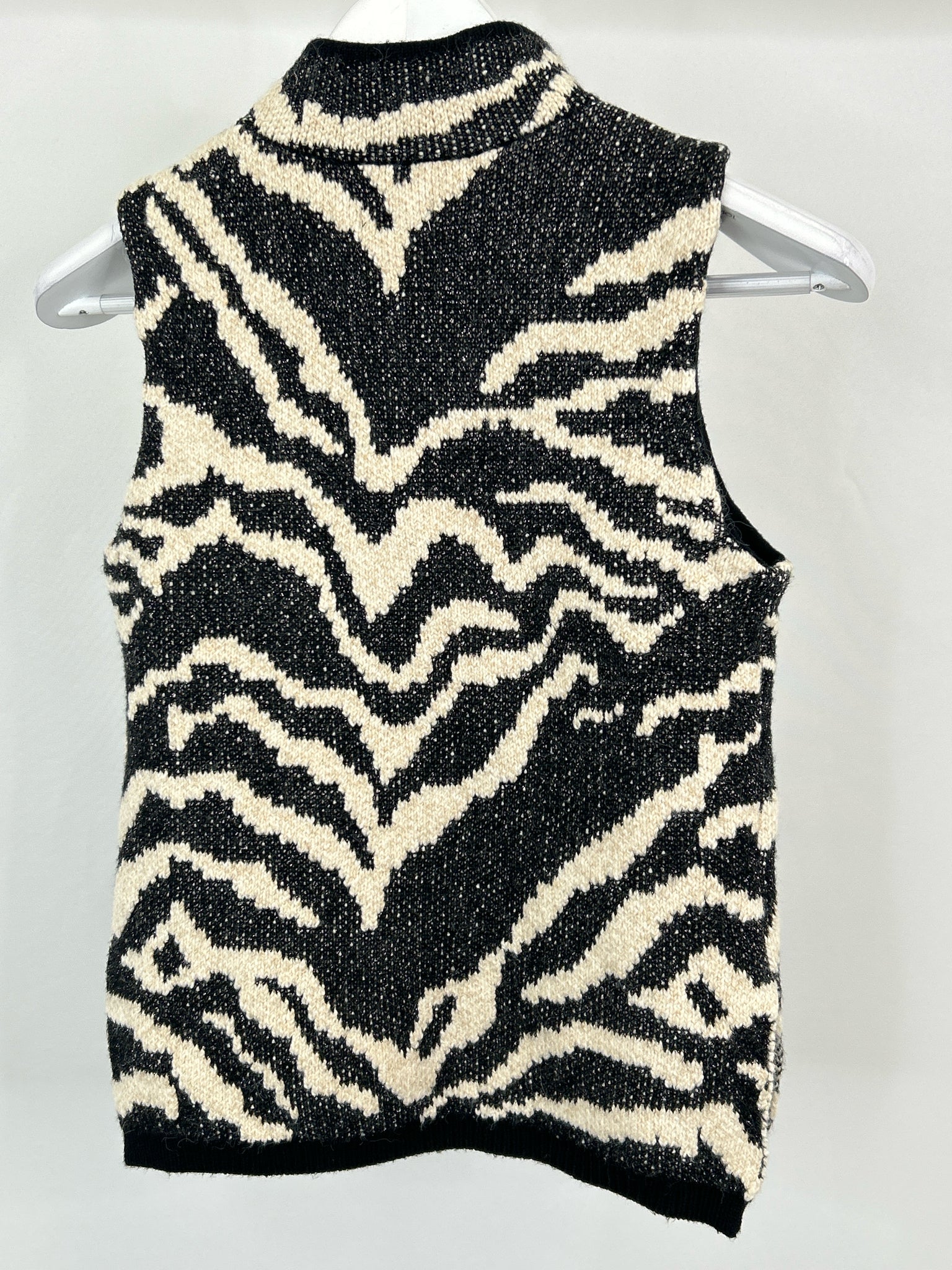 PILCRO Size XS BLACK AND BEIGE Women Top