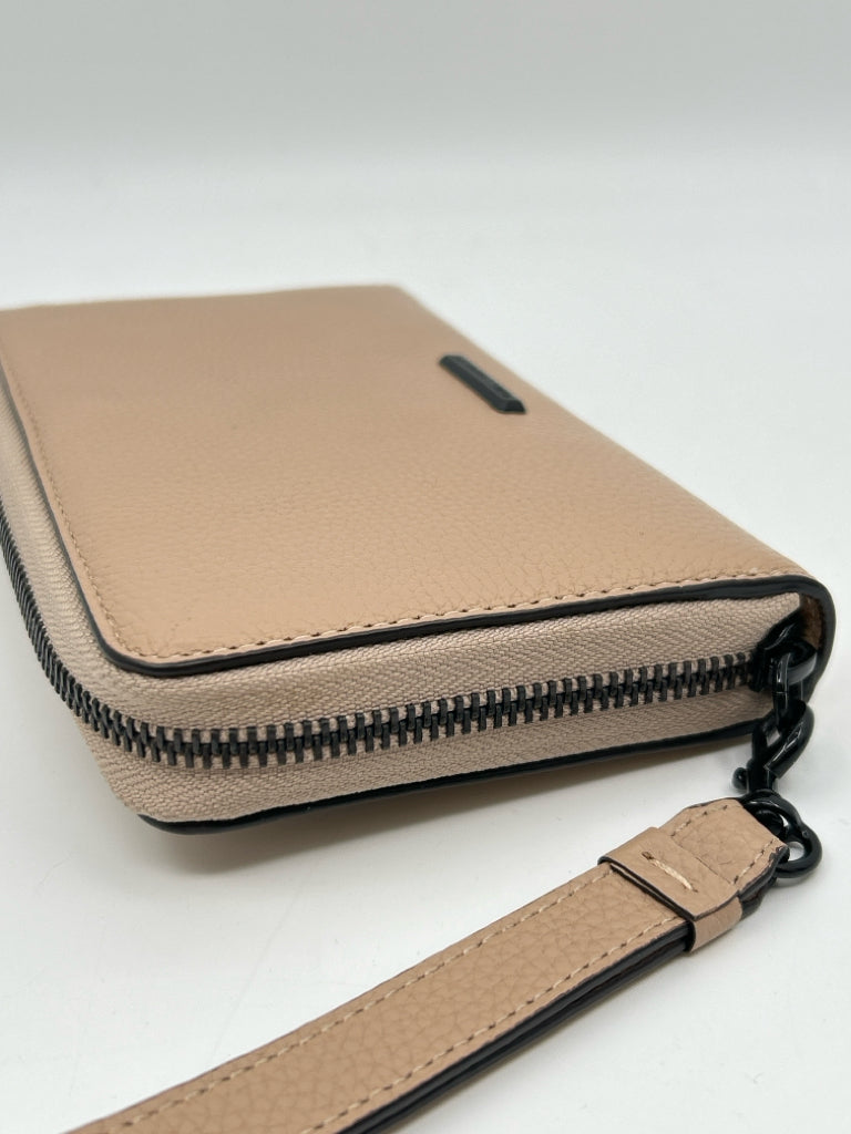 REBECCA MINKOFF Tan Wristlet